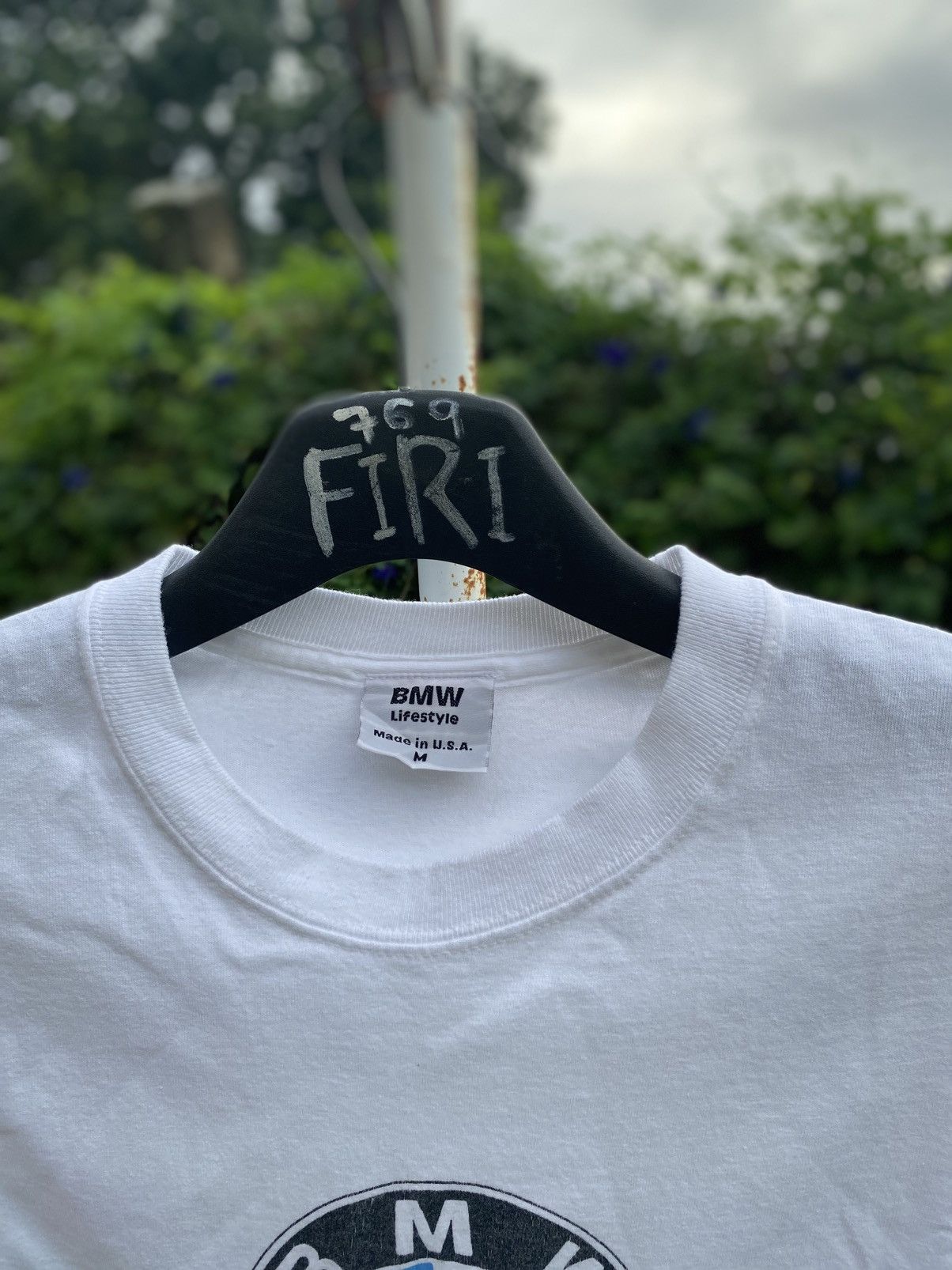BMW × Vintage 90s Official BMW White T Shirt Car Logo Graphic Tee Size US M / EU 48-50 / 2 - 4 Thumbnail