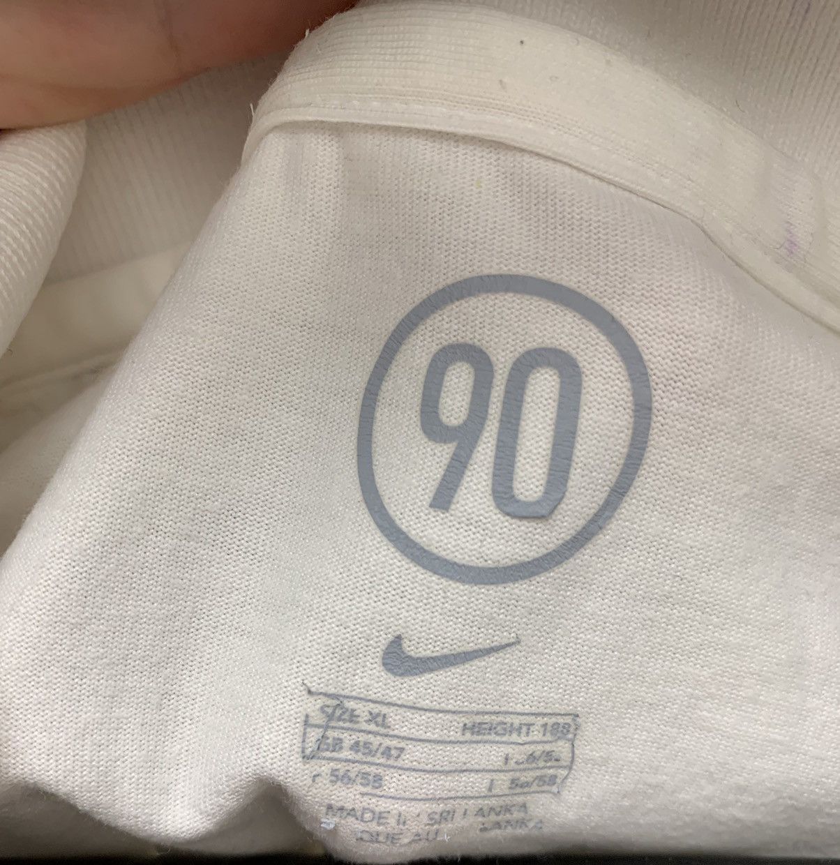 Nike Arsenal Nike O2 vintage white Polo Xl size Size US XL / EU 56 / 4 - 7 Thumbnail
