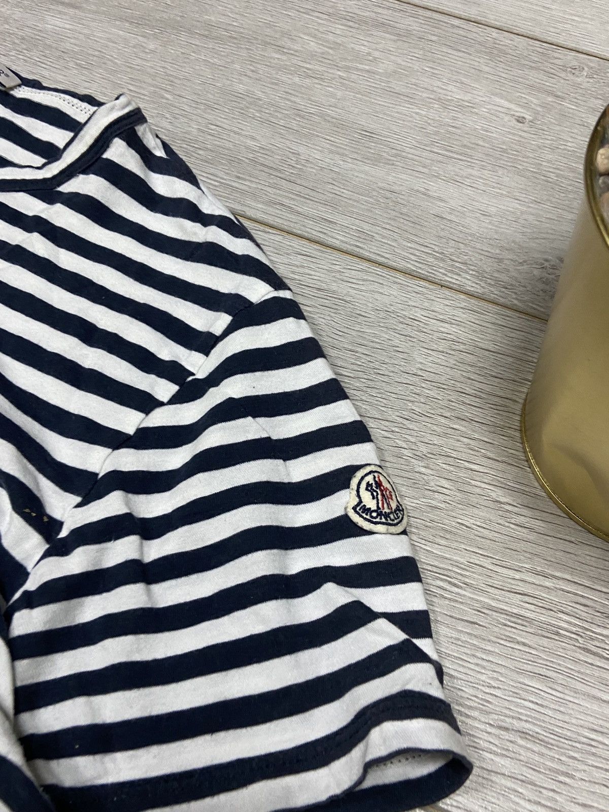 Moncler Moncler maglia stripped pocket tee shirt Size US S / EU 44-46 / 1 - 2 Thumbnail