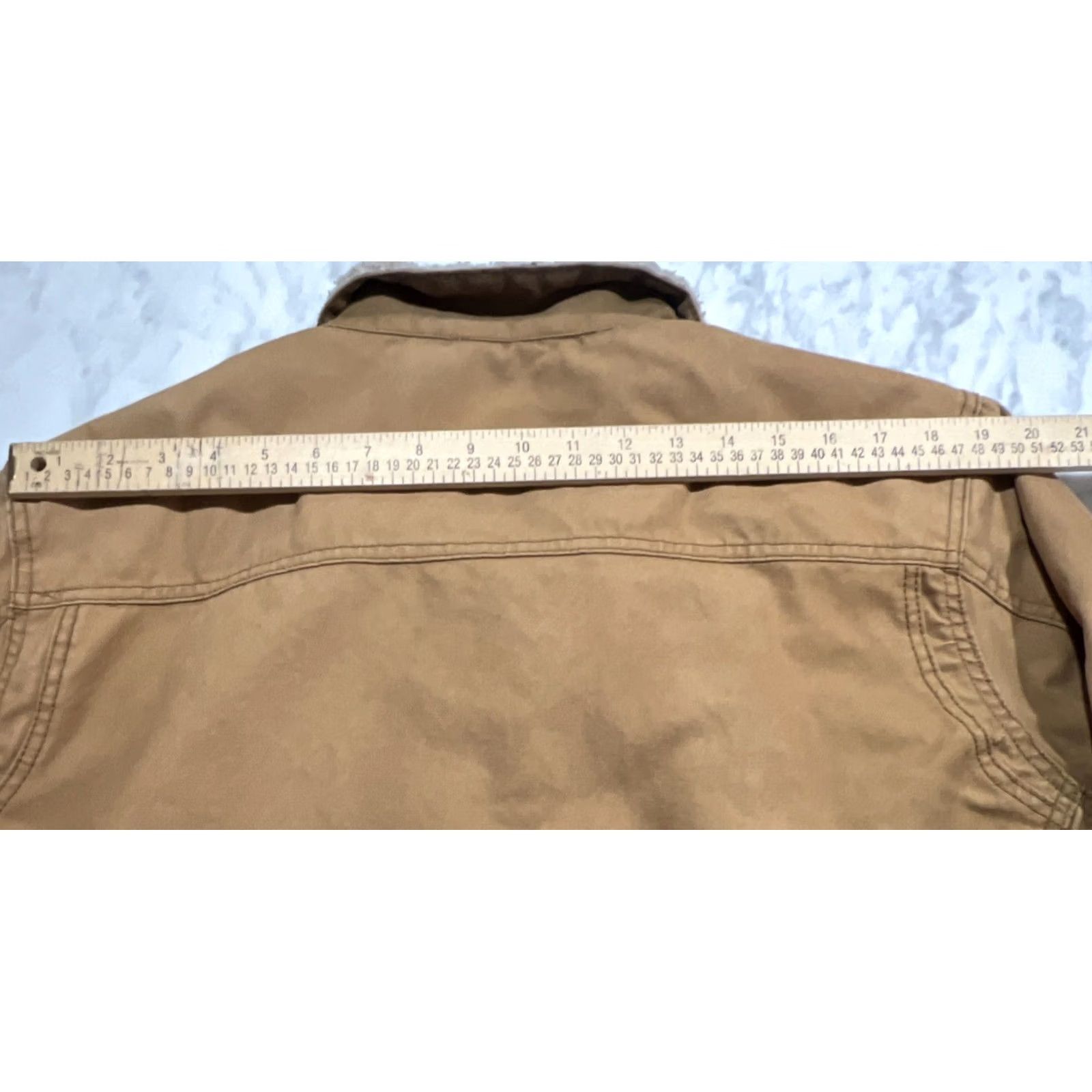 Vintage Bass Creek Outfitters Workwear Brown Jacket Size L Men - Work Jacket Sherpa Lined Cotton Canvas Military Winter Tan Size US L / EU 52-54 / 3 - 7 Thumbnail