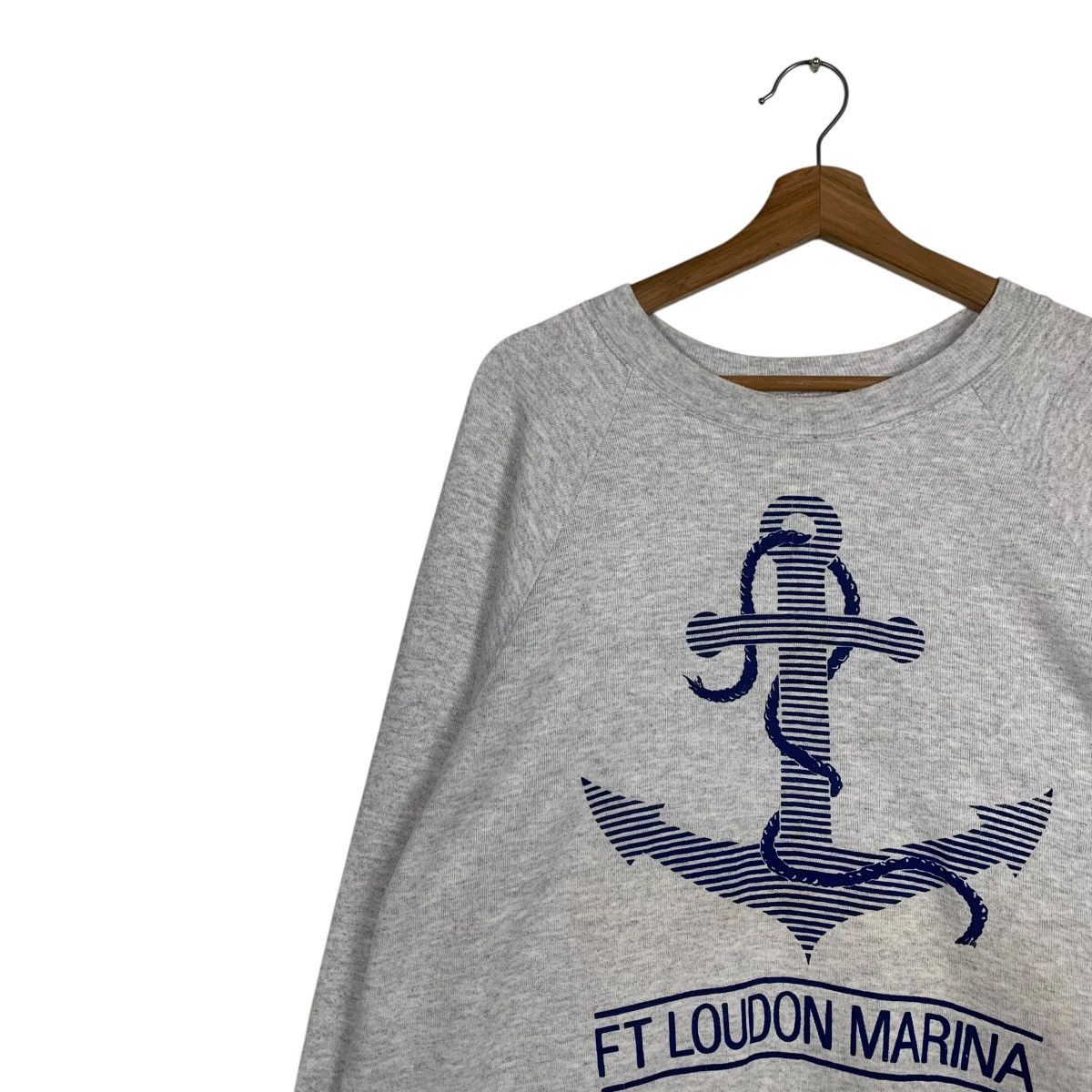 Vintage 90s ONEITA Made In Usa Sweatshirt Ft Loudon Marina #1975-C86 Size US XL / EU 56 / 4 - 6 Thumbnail