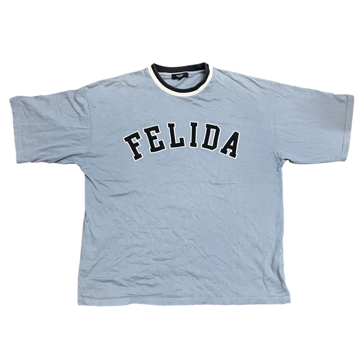 Beams Japan FELIDA embroidered logo by Beams Japan Japanese Brand Tee Size US L / EU 52-54 / 3 - 1 Thumbnail