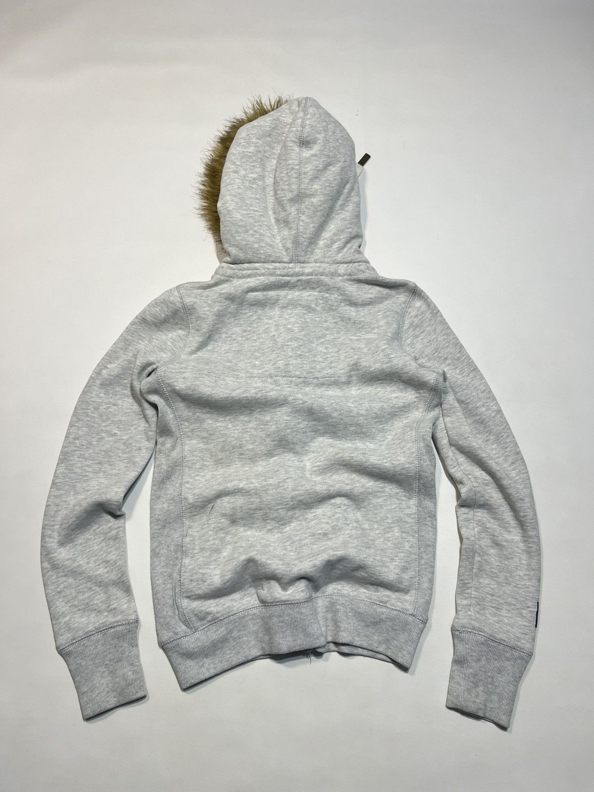 If Six Was Nine Vintage LGB Style Superdry Fur Faux Zip Hoodie Size S / US 4 / IT 40 - 8 Thumbnail