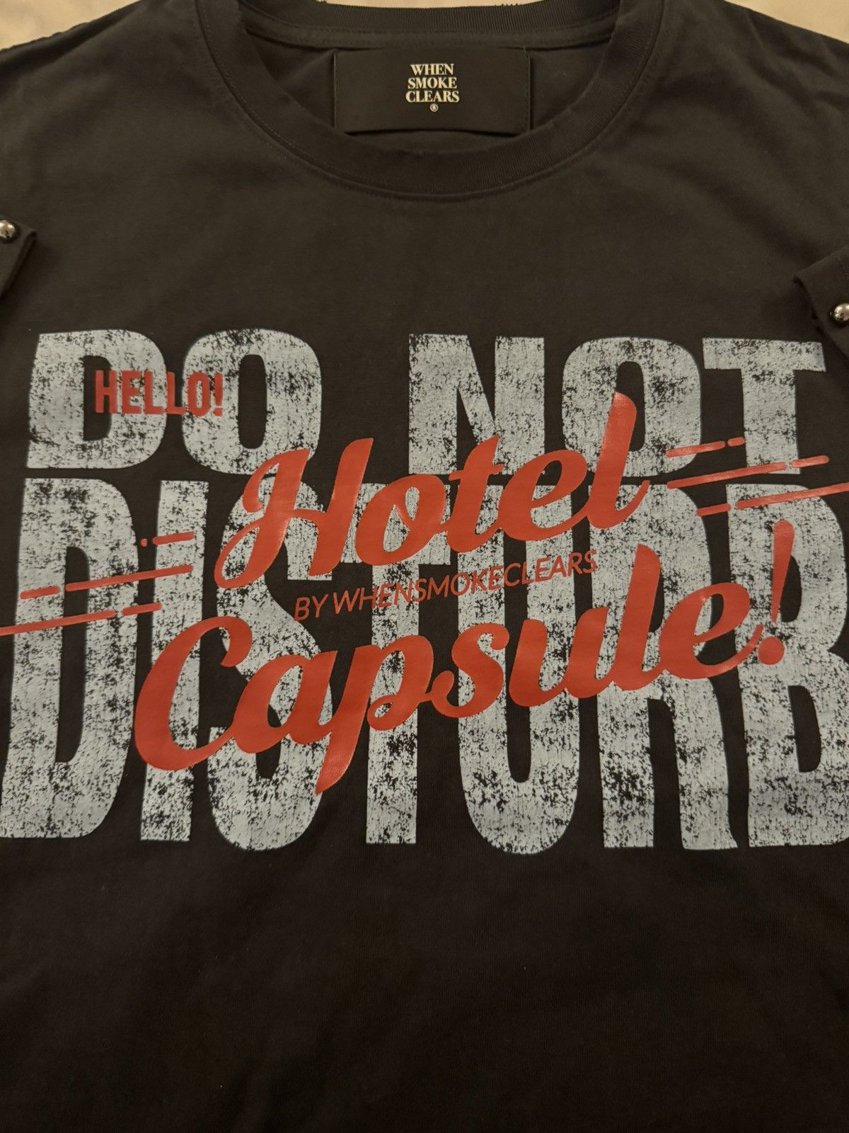 Whensmokeclears WhenSmokeClears Do Not Disturb Tee Size US L / EU 52-54 / 3 - 3 Thumbnail