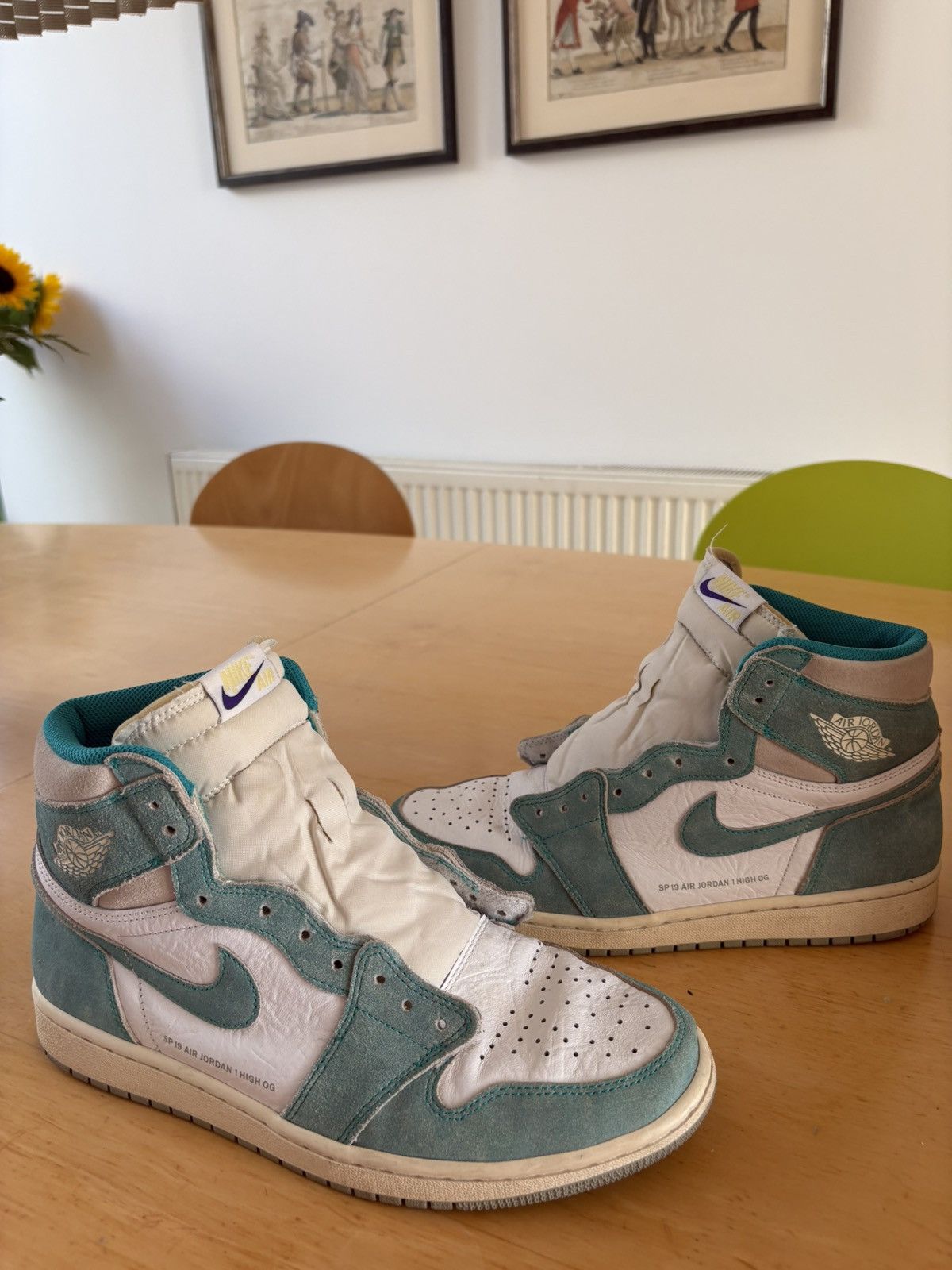 Nike Nike Air Jordan 1 High OG Turbo Green Size US 11 / EU 44 - 1 Thumbnail