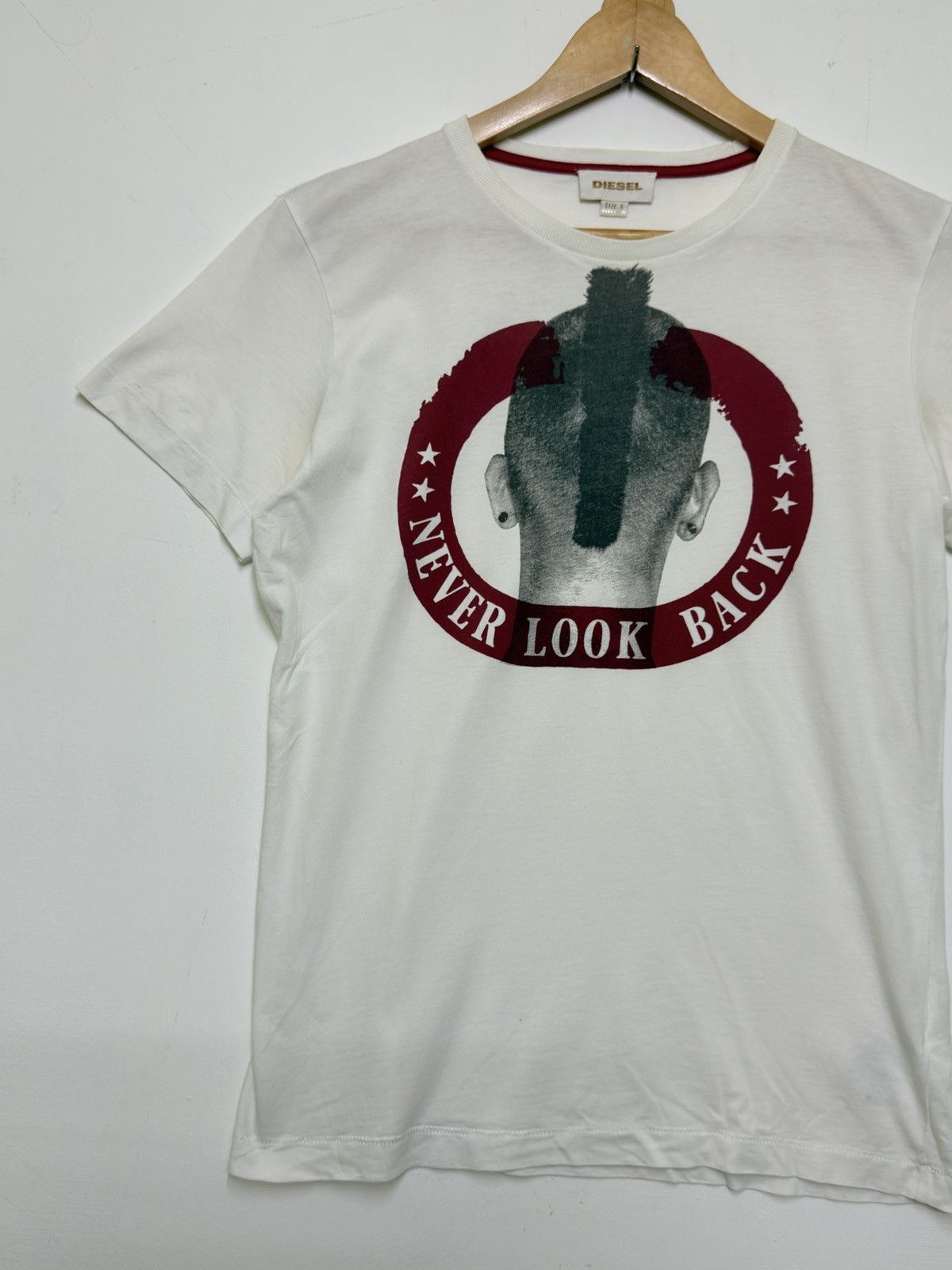 Diesel Vintage Diesel Mohican Logo Graphic Short Sleeve Unisex Tee Size US XS / EU 42 / 0 - 3 Thumbnail
