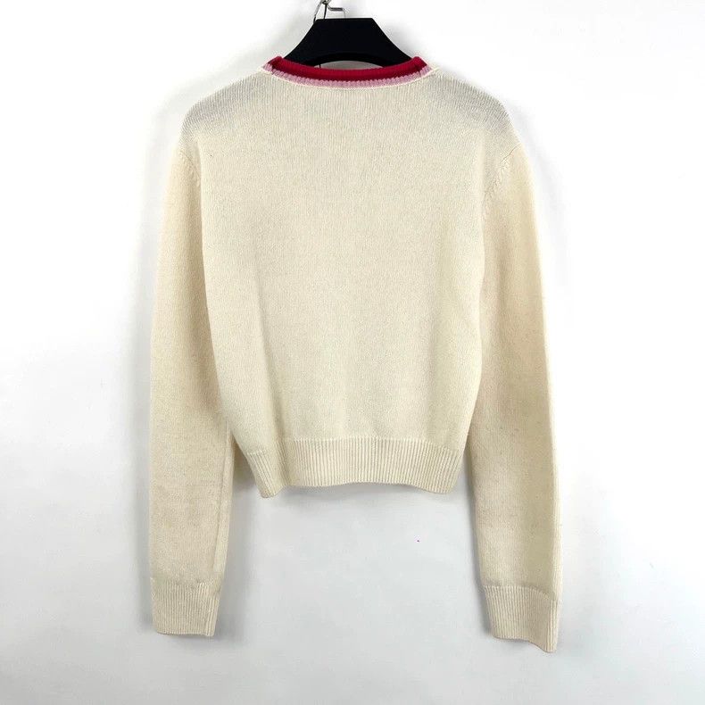 Loewe LOEWE Logo Embroidered Knit Sweater Size S / US 4 / IT 40 - 3 Thumbnail