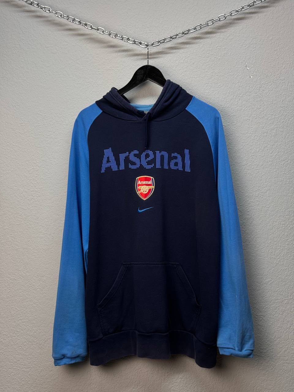 Nike × Vintage Vintage Nike Arsenal blue track jacket size XL logo Size US XL / EU 56 / 4 - 1 Thumbnail