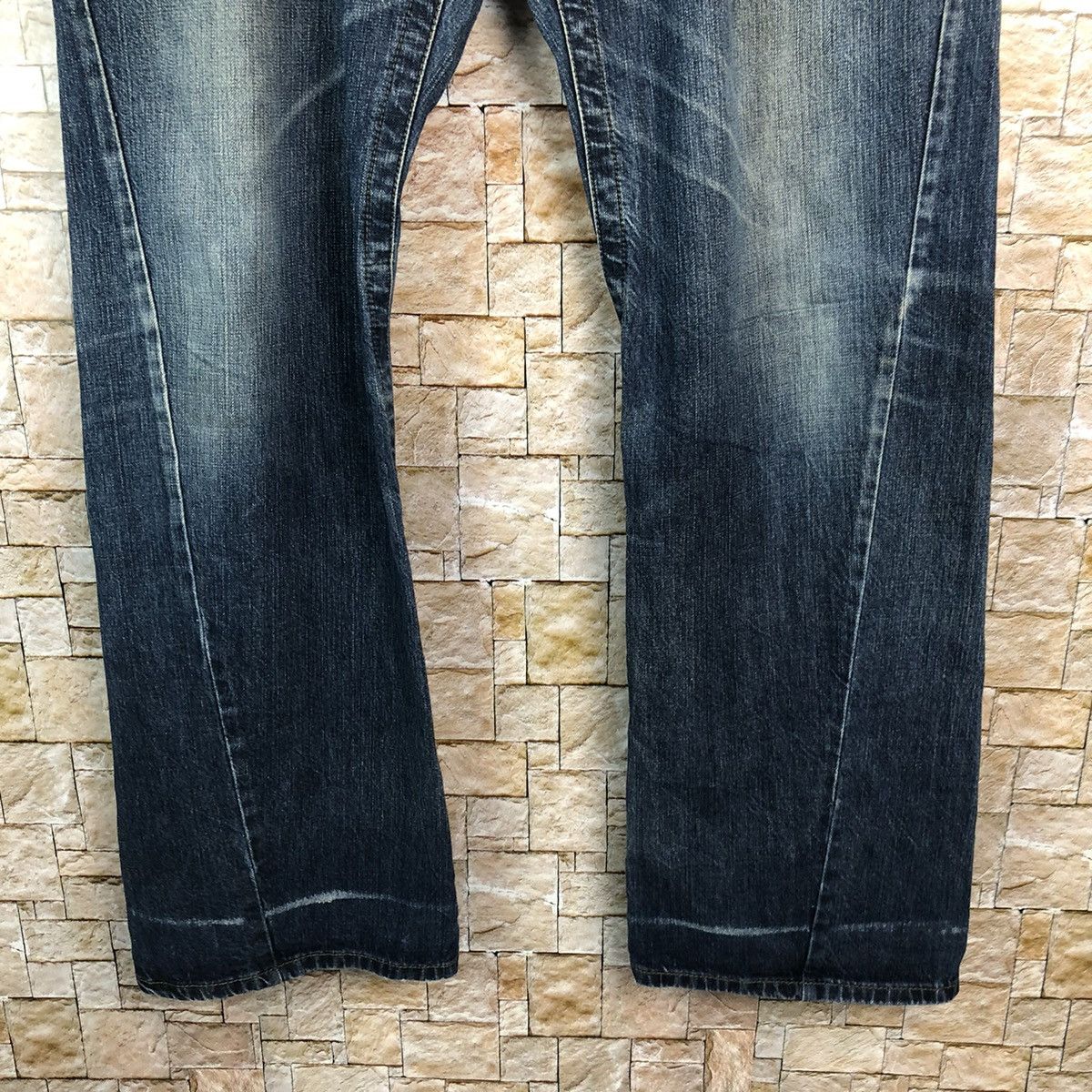 Emporio Armani Emporio Armani Blue ripped distressed Denim Pants #7582 Size US 40 / EU 56 - 6 Thumbnail