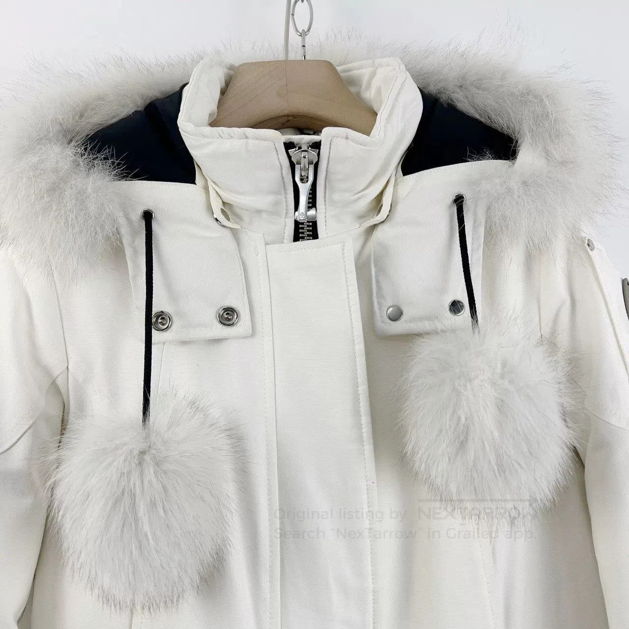 Moose Knuckles Moose Knuckles Stirling White Down Jacket. Size S / US 4 / IT 40 - 5 Thumbnail