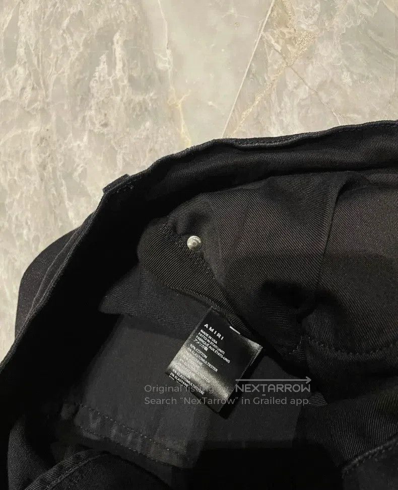 Amiri Amiri Classic Plaid Flower Patchwork Black Bull Size 34 Size US 34 / EU 50 - 4 Thumbnail