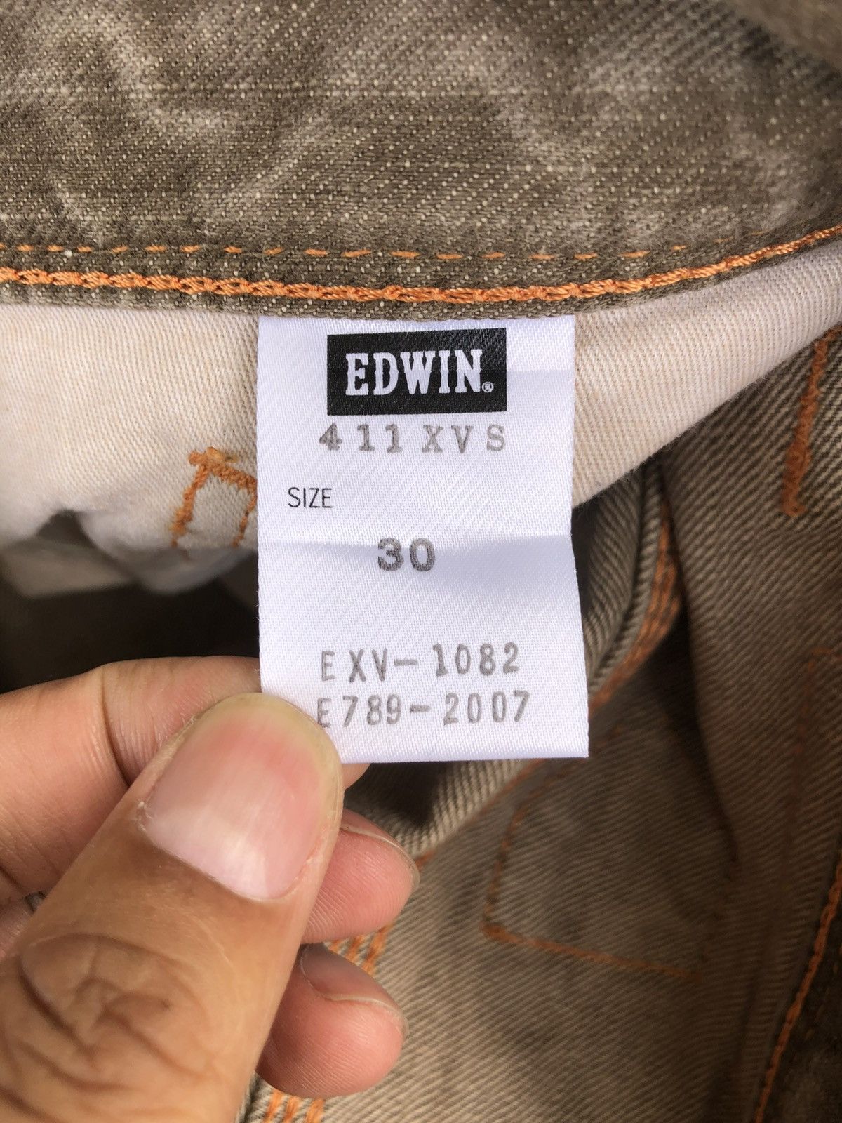 If Six Was Nine Japanese Edwin Exclusive Flared Jeans Bootcut Distressed Size US 31 - 20 Thumbnail