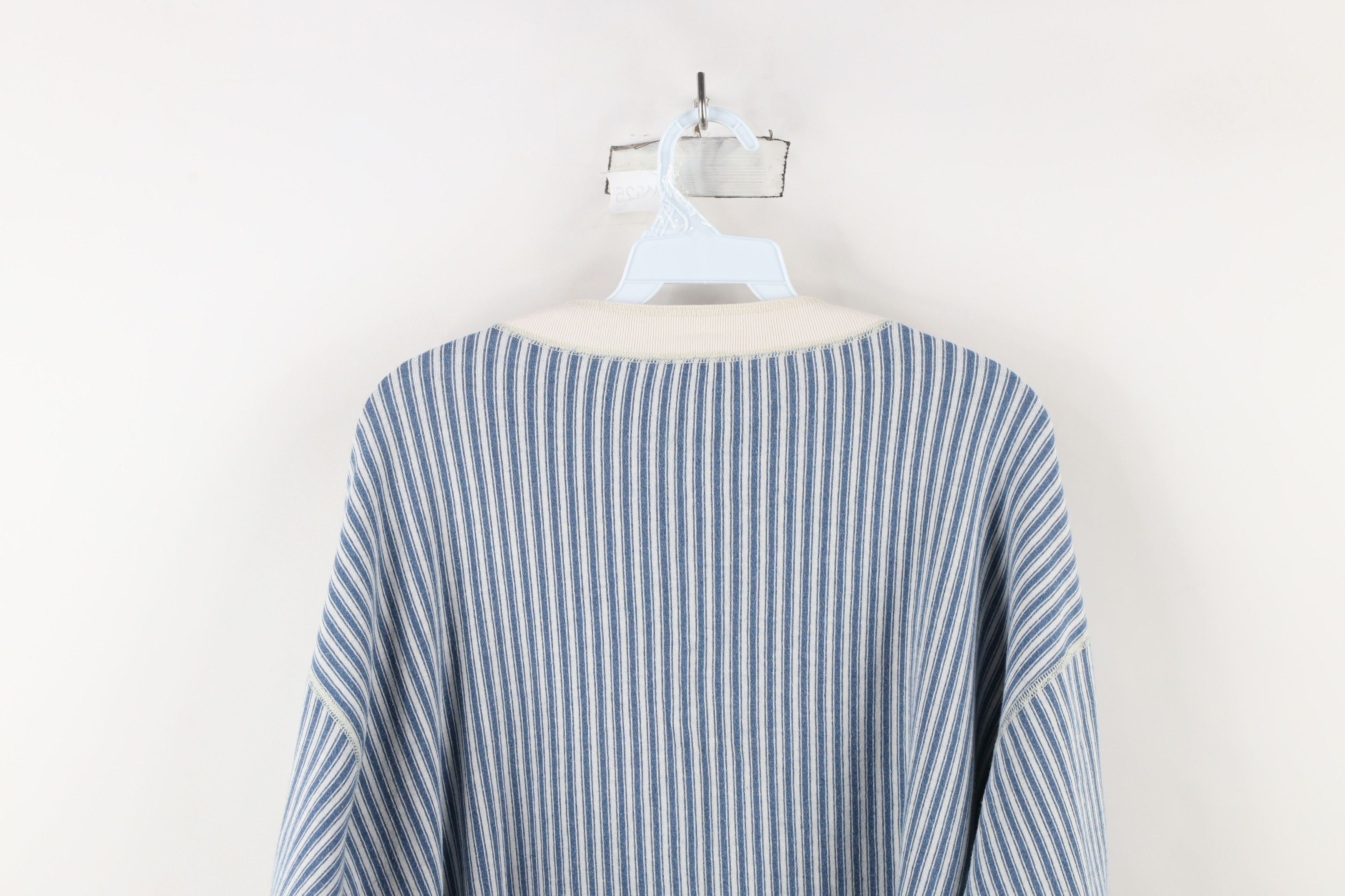 L.L. Bean × Vintage Vintage 90s LL Bean Long Sleeve Henley T-Shirt USA Cotton Size US XL / EU 56 / 4 - 9 Thumbnail