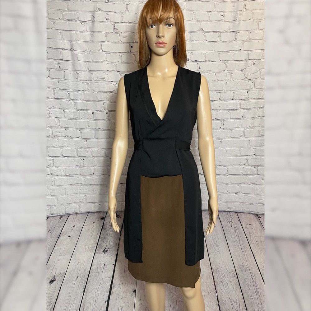 Zara Zara Basic Collection Sleeveless Back Tie Black Top Vest Si Size S / US 4 / IT 40 - 1 Thumbnail