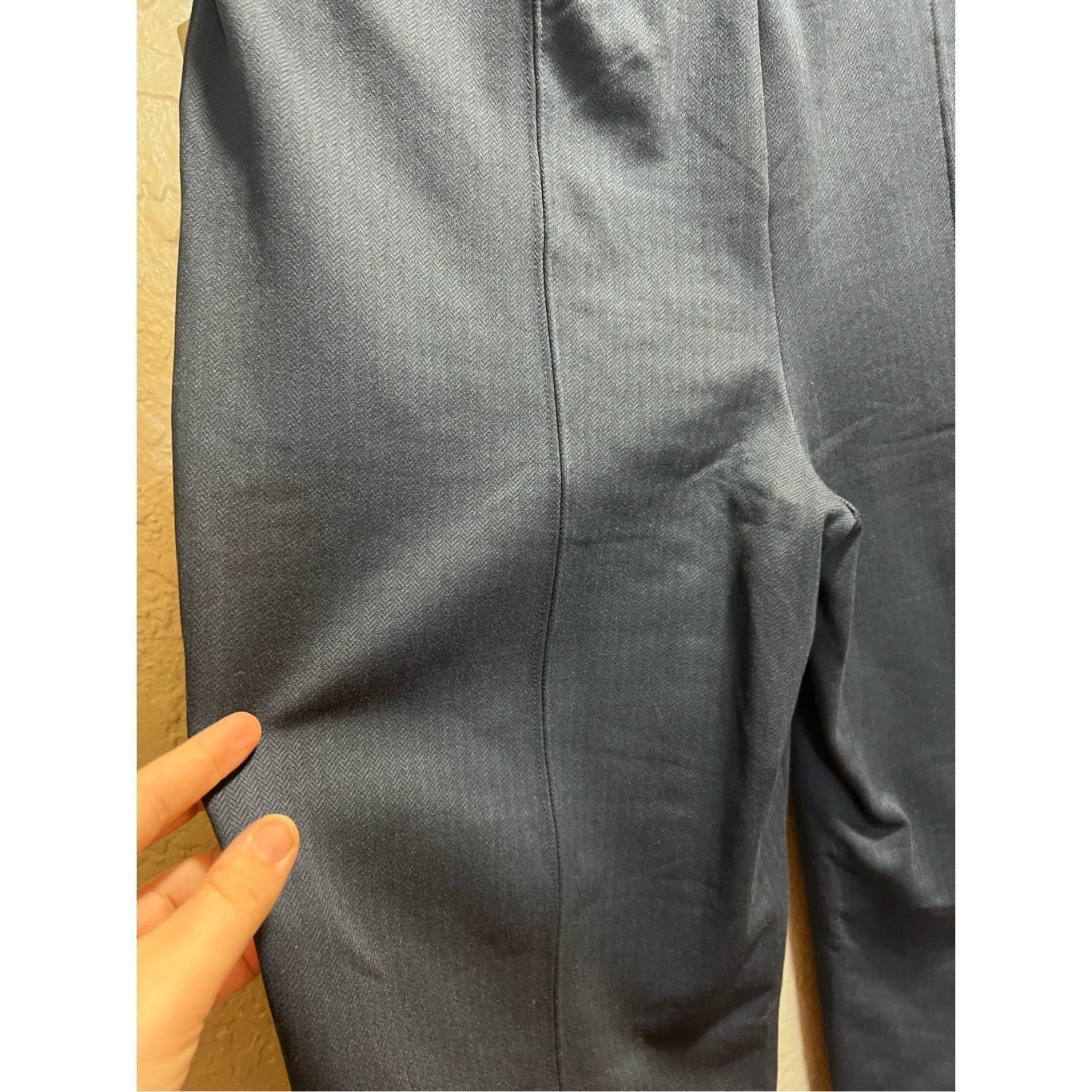 Other Mondetta Blue Herringbone Straight Leg Pants Woman’s XL NEW Size 32" / US 10 / IT 46 - 15 Thumbnail