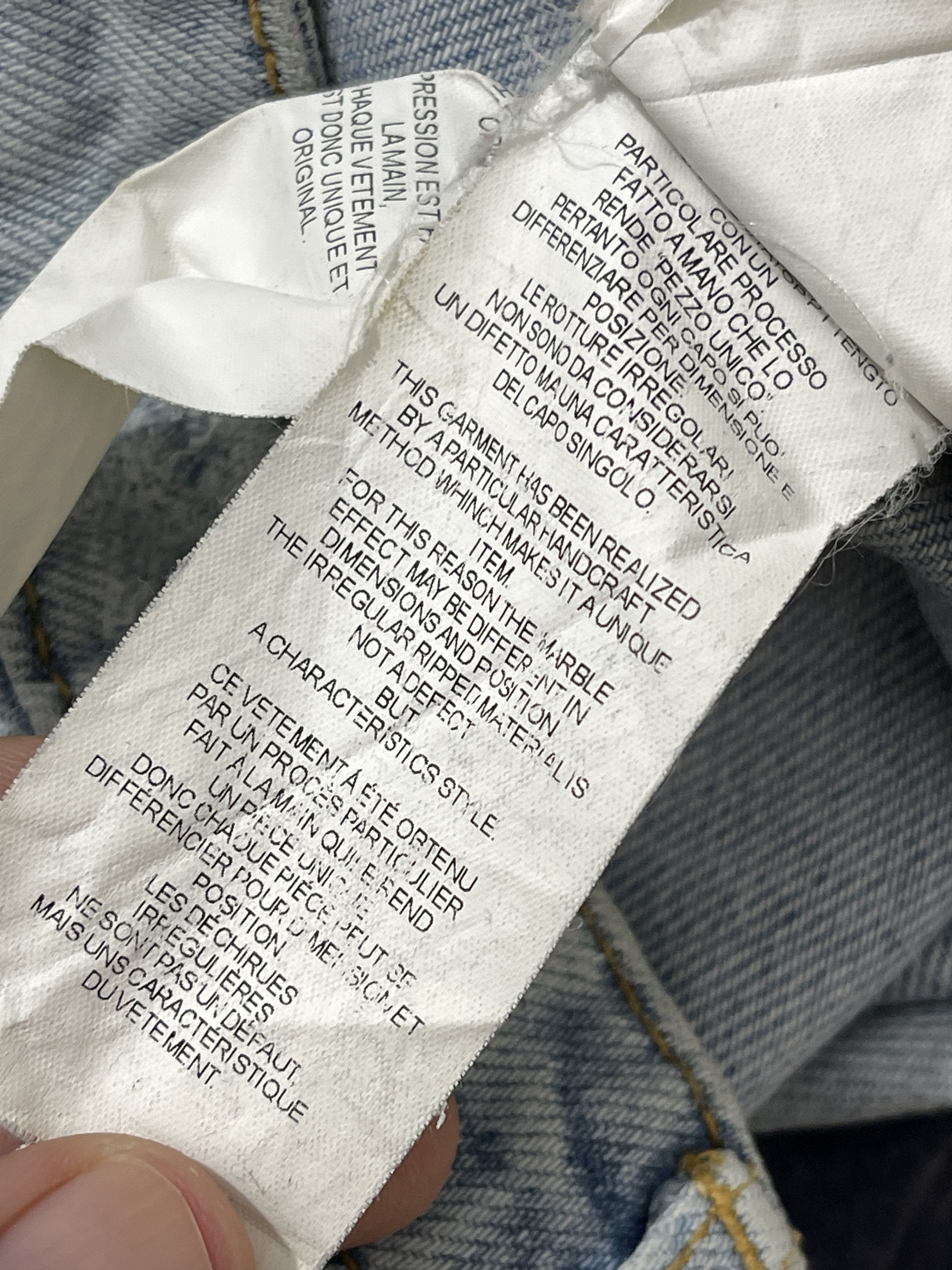 MSGM MSGM Milano Distressed Ripped Jeans Size US 29 - 12 Thumbnail