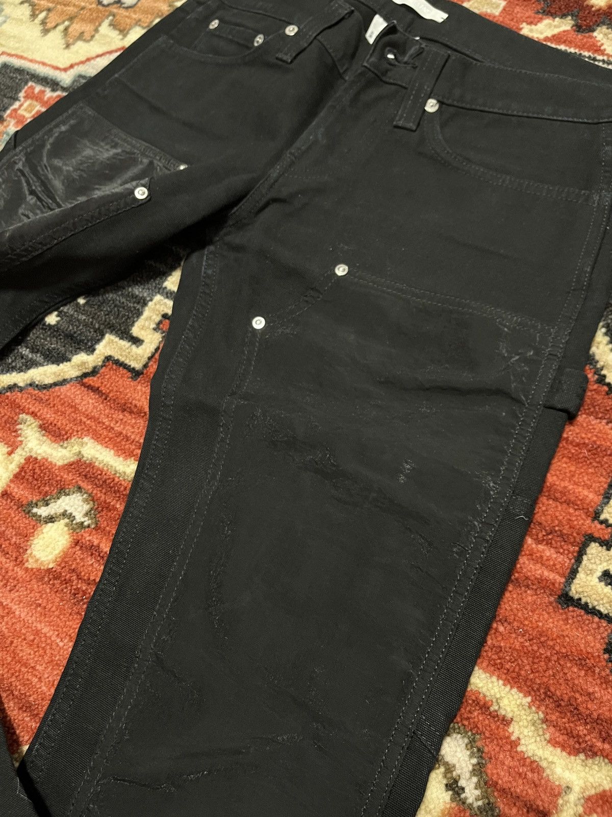 Helmut Lang Helmut Lang Masc Lo Black Size US 29 - 2 Thumbnail