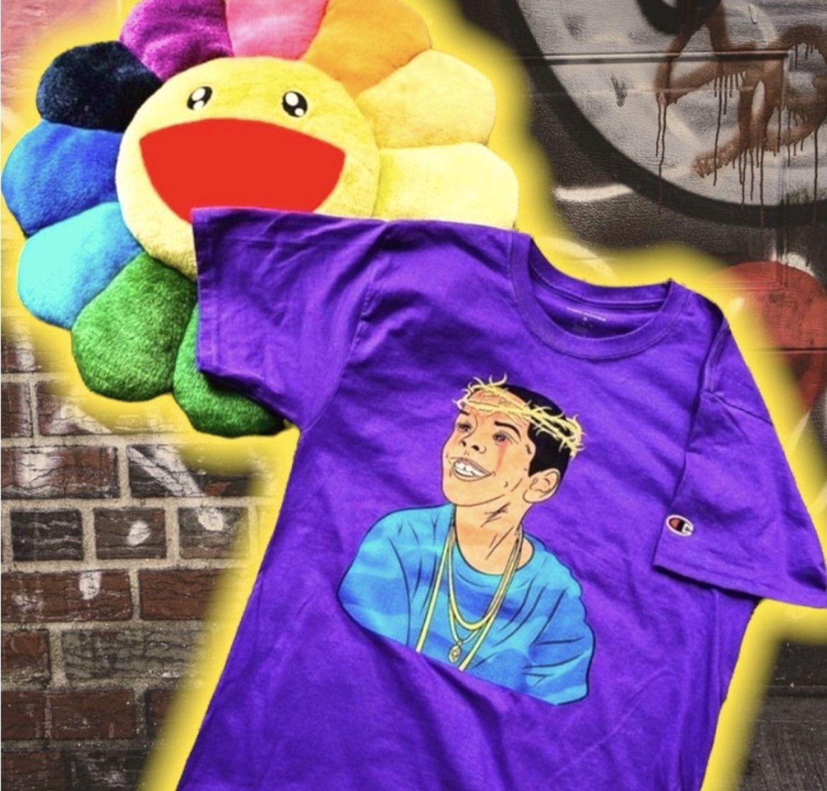 Rap Tees 🆕 FLyGoD 🤲🏼 MysTeRy DRoP TeE👕 Size US M / EU 48-50 / 2 - 1 Thumbnail
