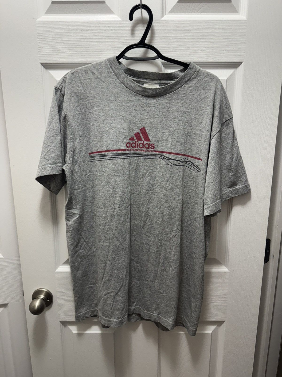 Adidas Adidas Perfrom Don't Pretend Vintage 2000s Grey Shirt Y2K Size US L / EU 52-54 / 3 - 1 Thumbnail