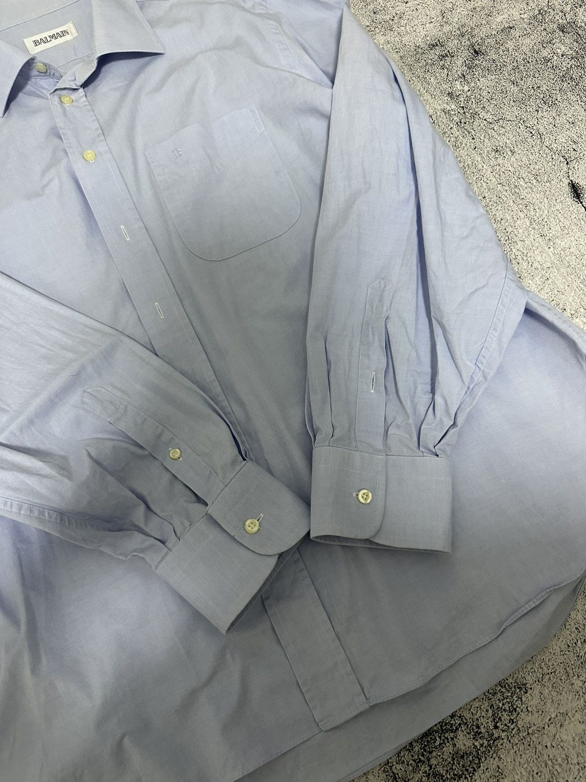Balmain Balmain Dress Button Shirt Logo Size US XL / EU 56 / 4 - 9 Thumbnail