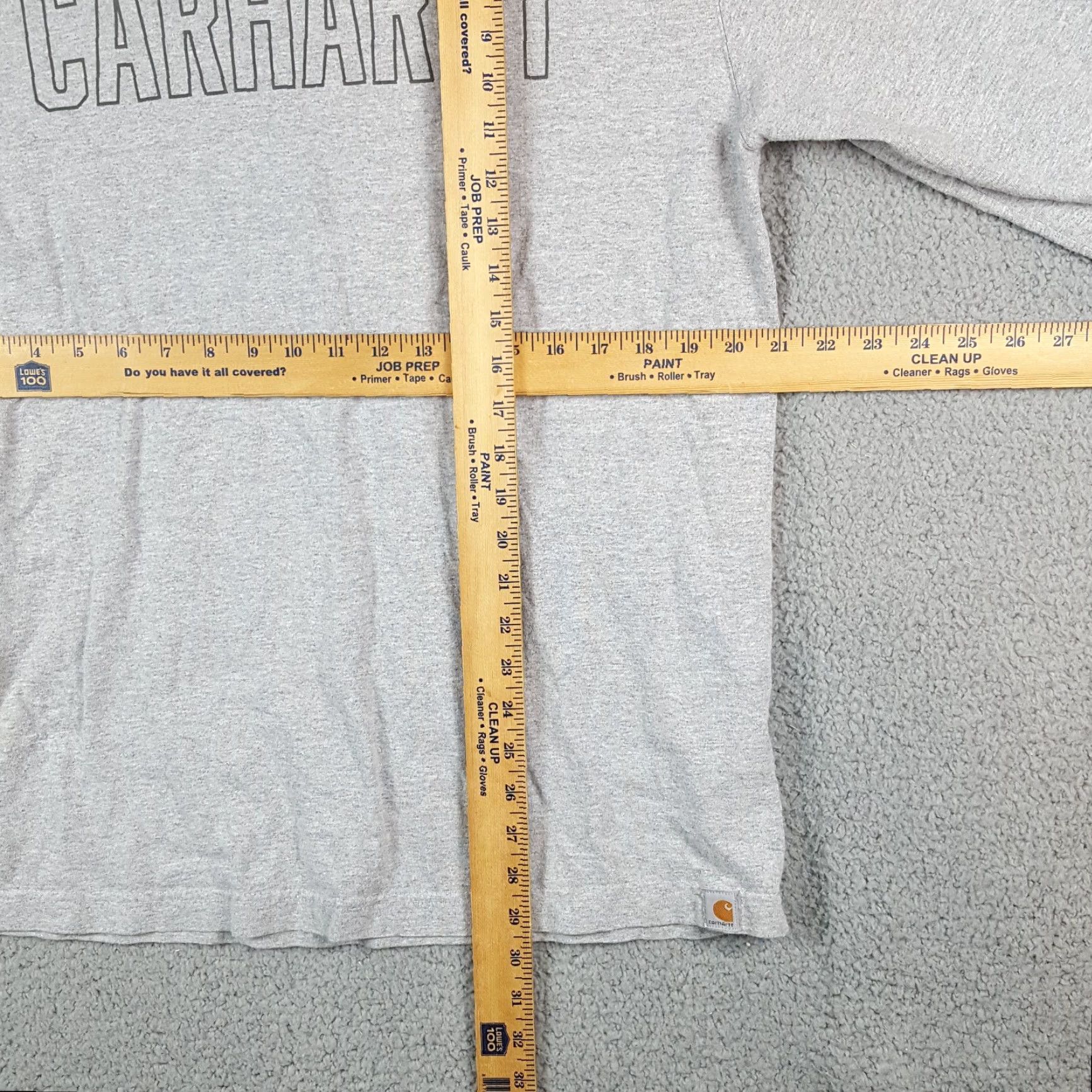 Carhartt Carhartt Spell Out Logo Long Sleeve Men's Size Medium Relaxed Workwear T Shirt Size US M / EU 48-50 / 2 - 7 Thumbnail