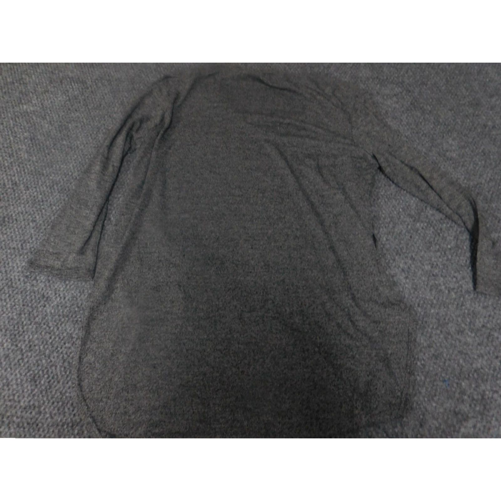 Vintage Bobbie Brooks Womens Blouse XL Gray Crew Neck Long Sleeve Pullover Stretch Casual Regular Cotton Rayon Solid Basic Classic Shirt Women Size XL / US 12-14 / IT 48-50 - 7 Thumbnail