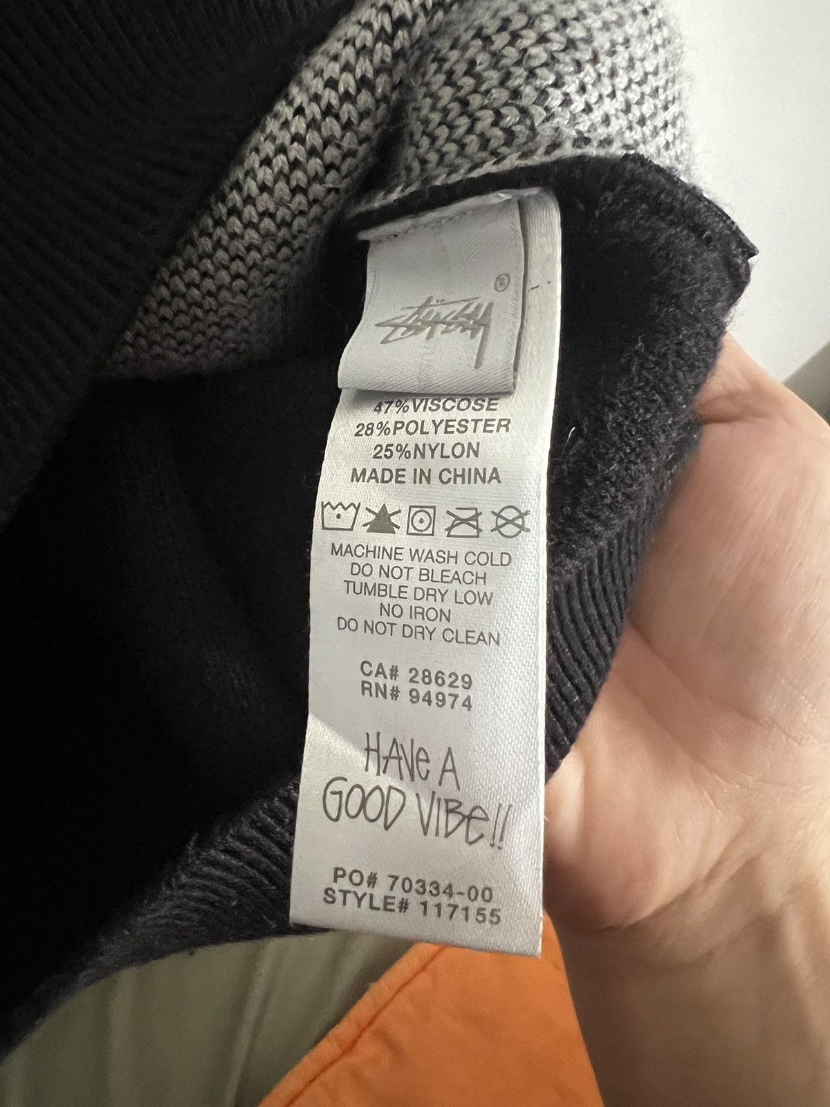 【美品】STUSSY STACKED SWEATER VEST 23AW最安値 Stüssy Stacked Sweater Vest | 후루츠패밀리