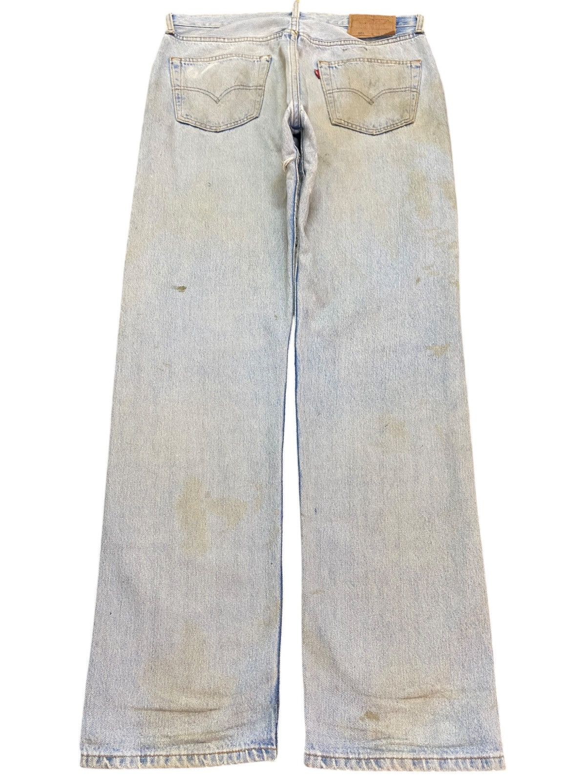 Levi's Vintage Clothing Vintage levis 501 90’s Grunge Distressed Loose Jeans Size US 34 / EU 50 - 2 Thumbnail