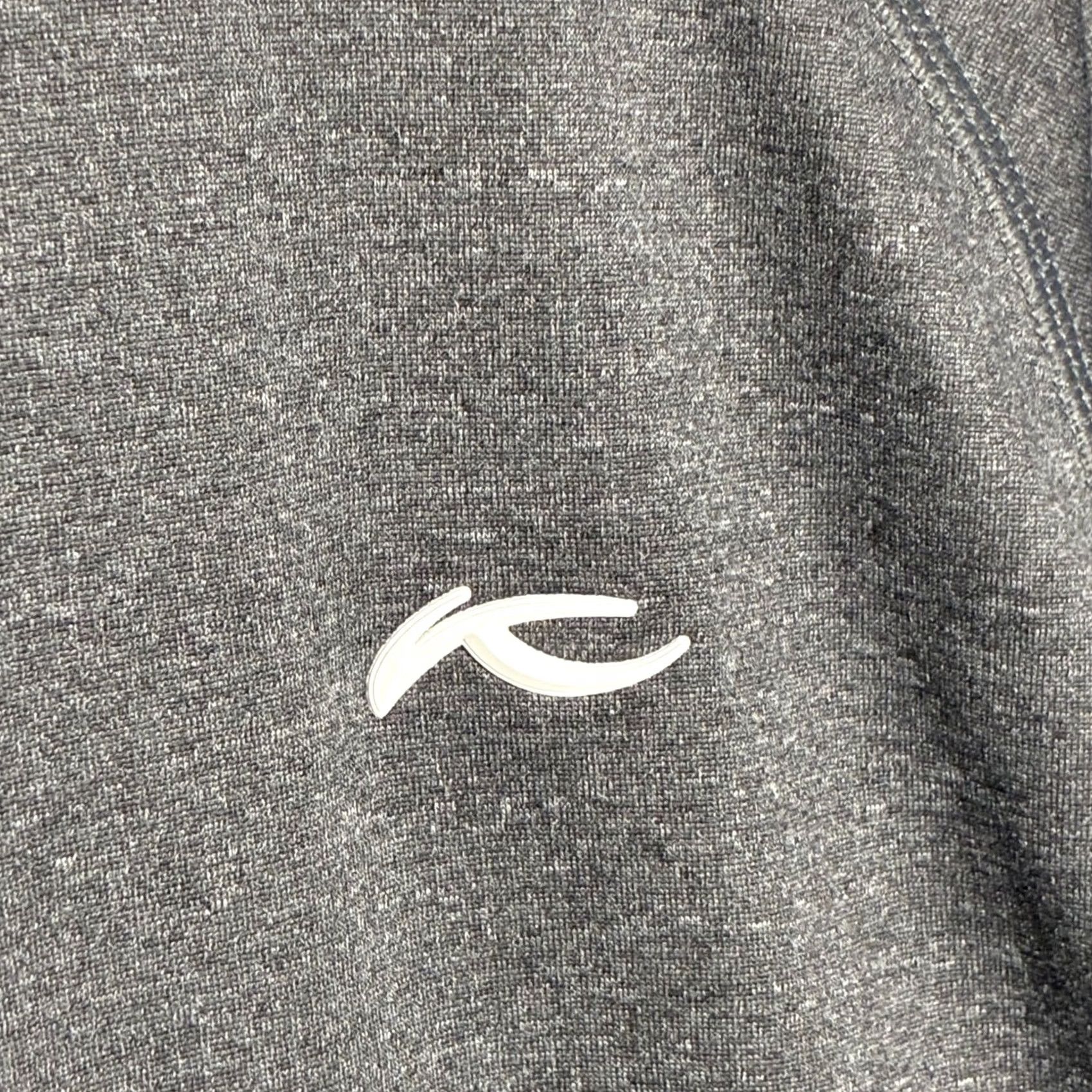 KJUS KJUS Pullover Shirt Gray 1/4 Zip Long Sleeve Men XL Athletic Golf Logo Crest Size US XL / EU 56 / 4 - 7 Thumbnail