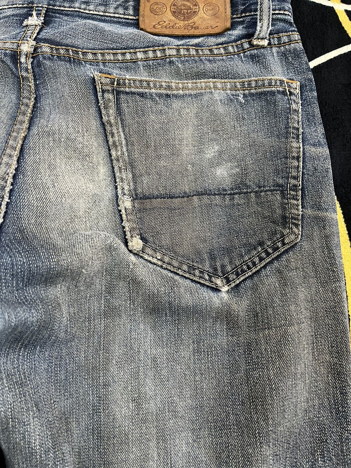Eddie Bauer × Japanese Brand Vintage Eddie Bauer Mudwash Distressed Denim Size US 34 / EU 50 - 11 Thumbnail