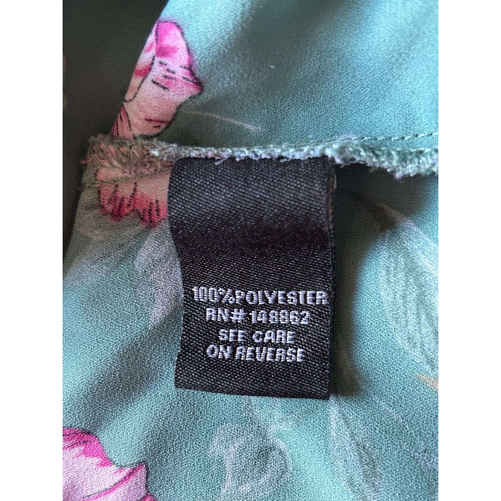 Other Torrid Georgette Keyhole Blouse Size 2 2X Green Floral Size XXL / US 16-18 / IT 52-54 - 10 Thumbnail