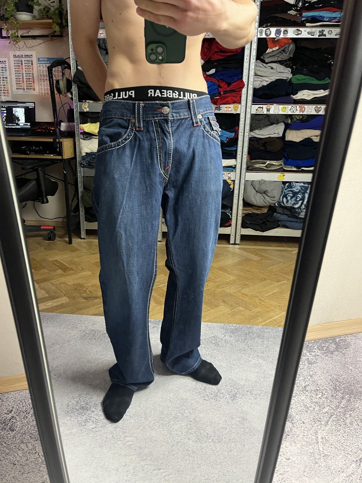 True Religion True Religion Straight Jeans Made In USA Chief Keef Style 38 Size US 38 / EU 54 - 3 Thumbnail