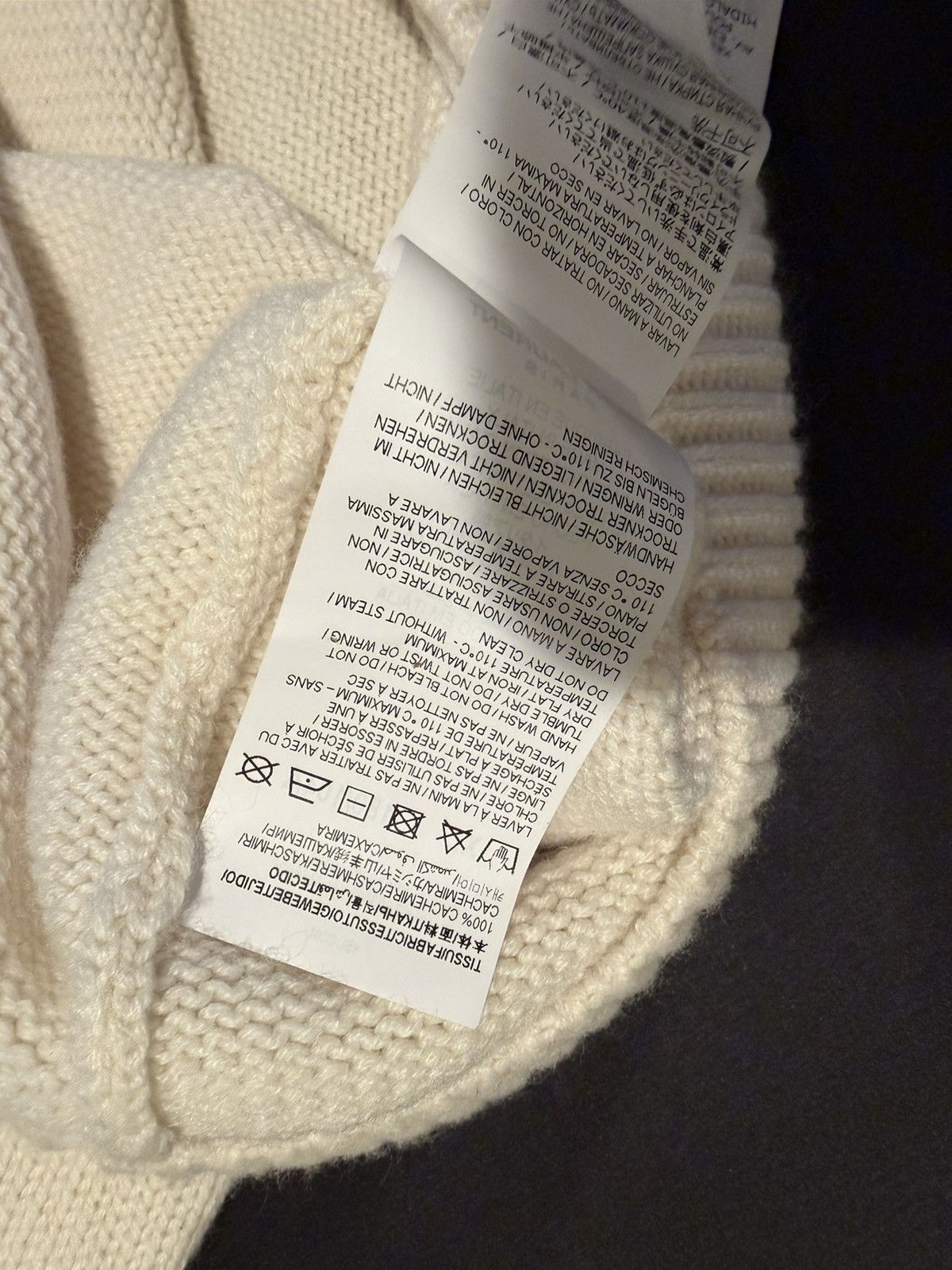 Saint Laurent Paris Saint Laurent mens cashmere sweater. XL $1750 Size US XL / EU 56 / 4 - 6 Thumbnail