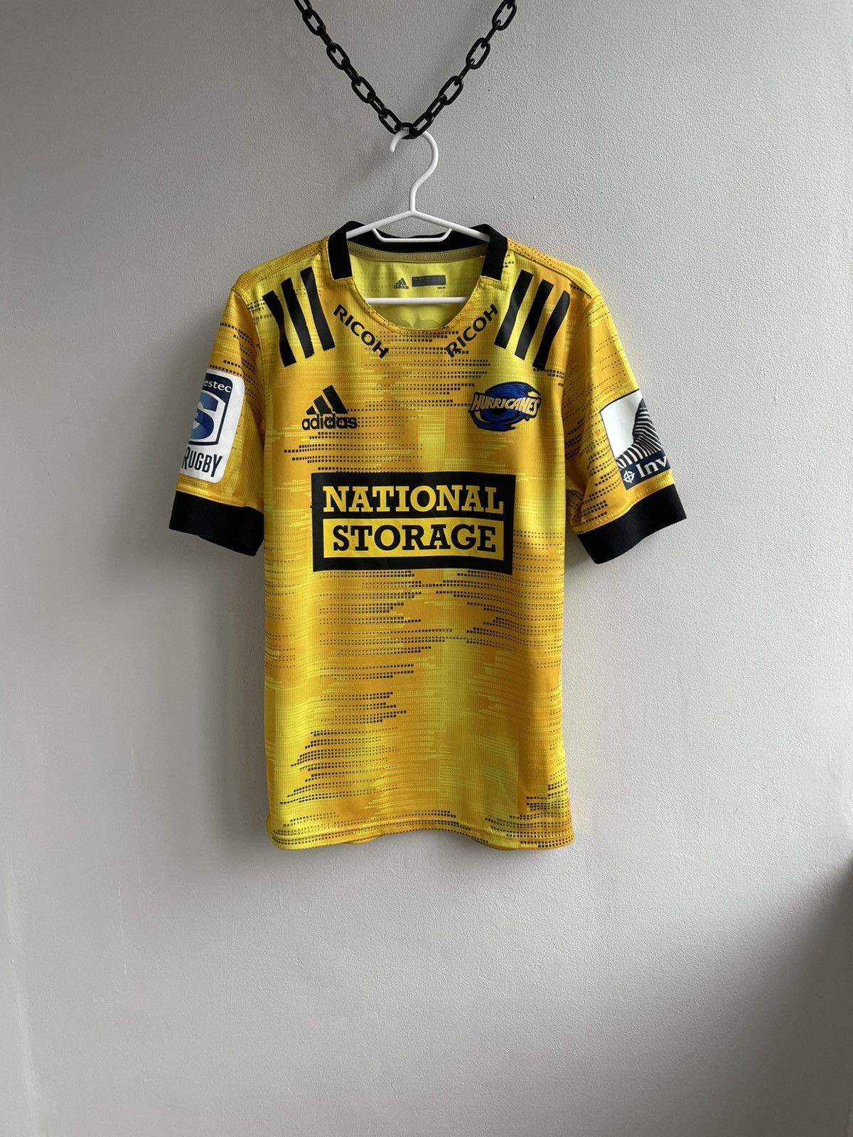 Adidas Hurricanes Rugby 2019 2020 Jersey New Zealand Rugby Shirt Size US M / EU 48-50 / 2 - 1 Thumbnail