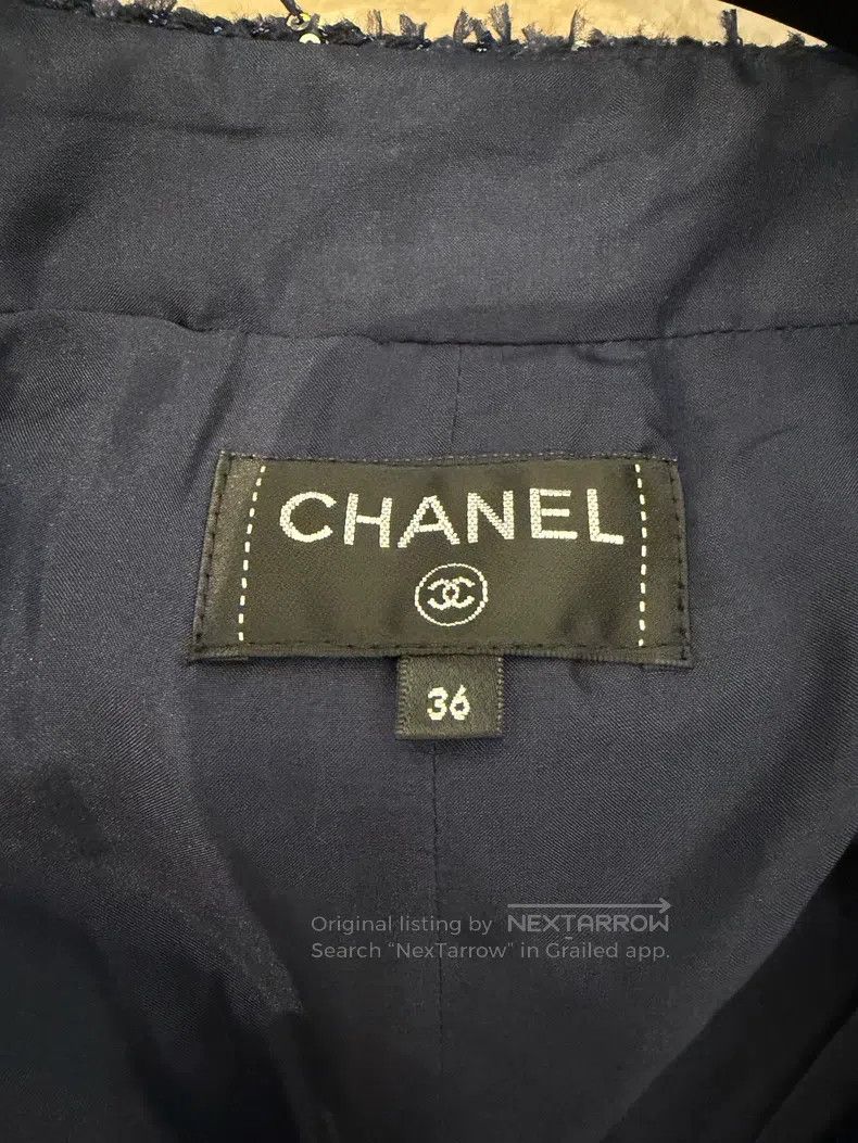 Chanel Chanel Ground control series dark blue colour sequin braid Size 24" / US 00 / IT 34 - 3 Thumbnail