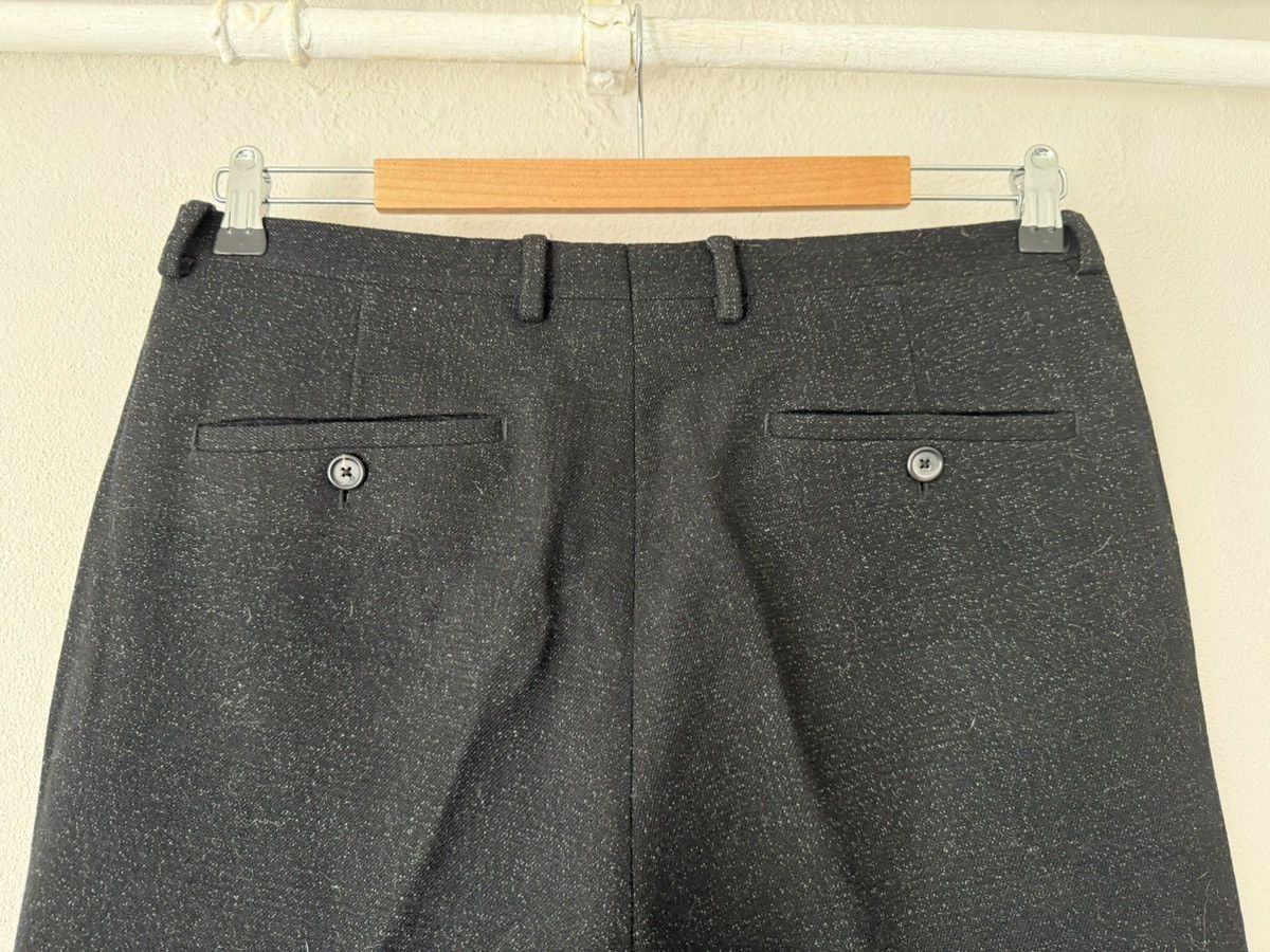 Jil Sander Black Wool Trousers with Subtle Sparkle Finish Size US 33 - 10 Thumbnail