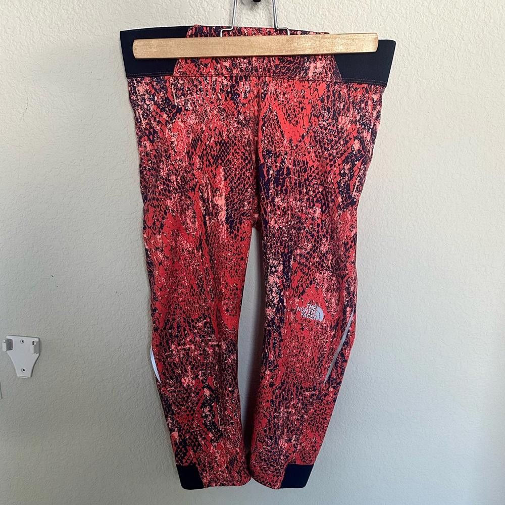 The North Face The North Face Motus Capri Tights Orange Blue Snake Small Size 28" / US 6 / IT 42 - 2 Thumbnail