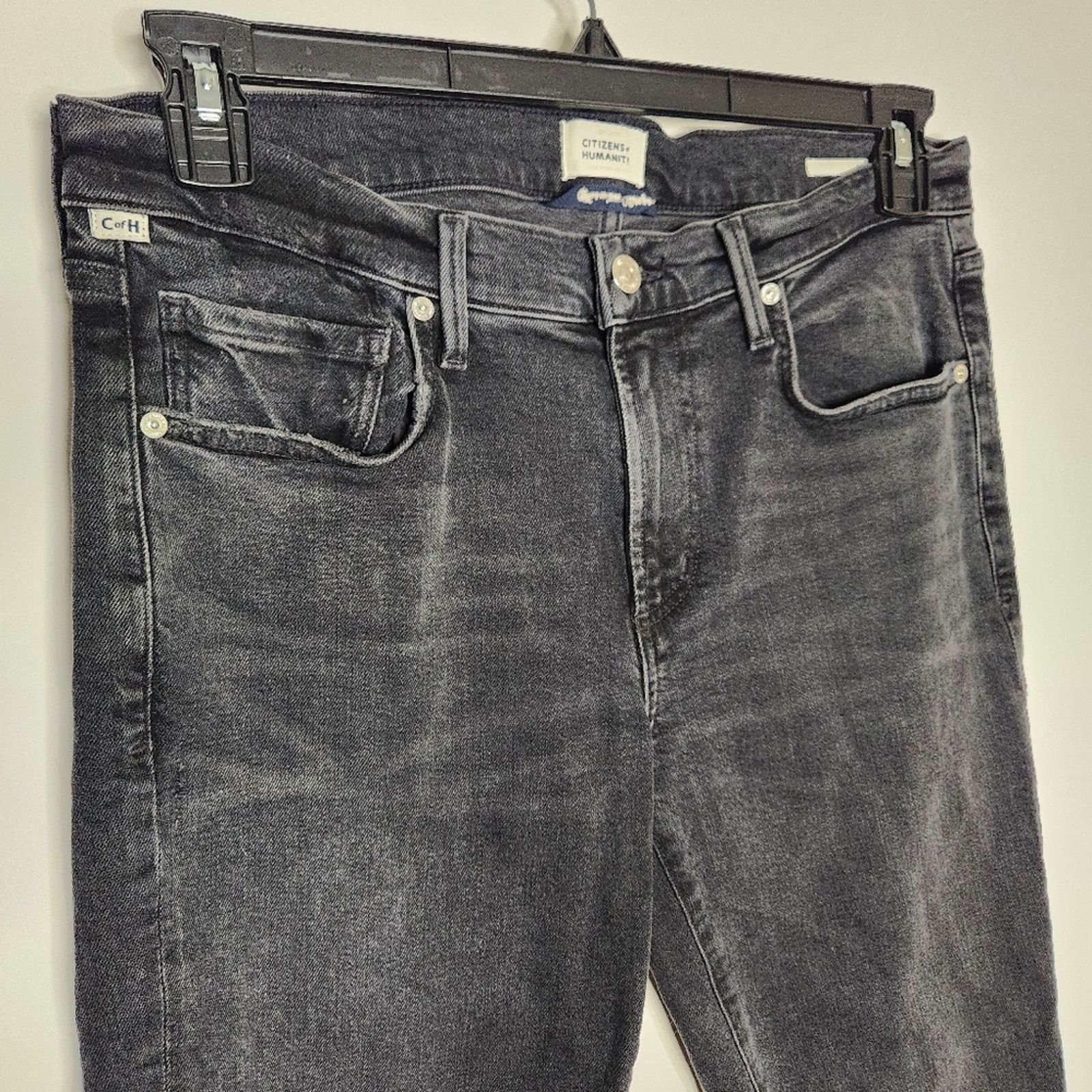 Citizens Of Humanity Citizens Of Humanity Ella Black Slim Crop Jeans Size 29 Size 29" - 3 Thumbnail