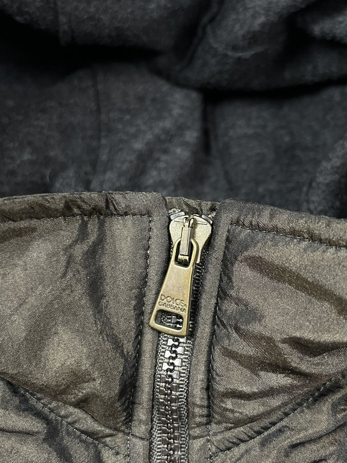 Dolce & Gabbana Dolce&Gabbana Brown Nylon Hooded Puffer Down Vest Jacket Size US M / EU 48-50 / 2 - 10 Thumbnail