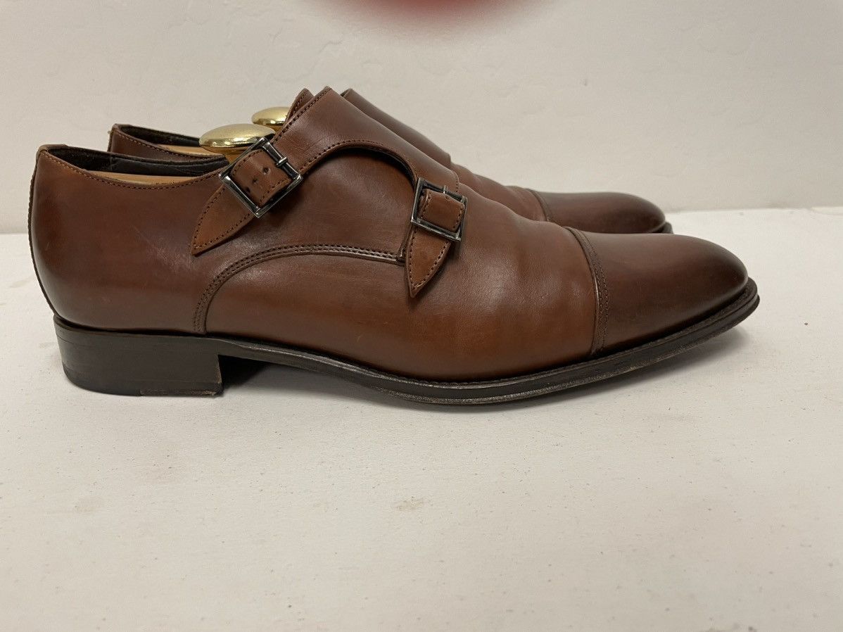 To Boot New York Grant Brown Calf Double Monkstrap Size US 9 / EU 42 - 5 Thumbnail