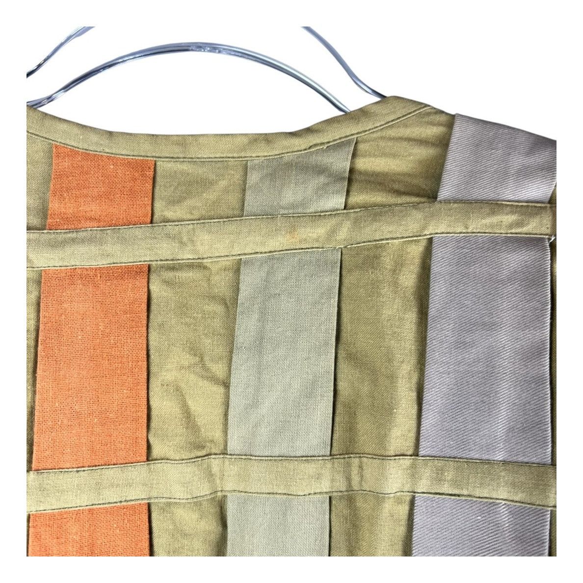 Vintage Vintage Frivole Nicole Roberts Patchwork Open Front Jacket Size ONE SIZE - 8 Thumbnail