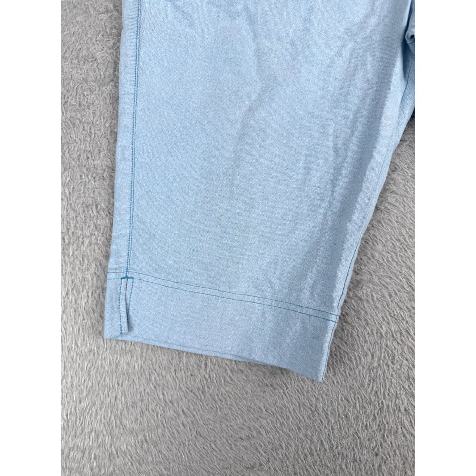 Adidas Adidas Shorts Womens 10 Blue Cotton Polyester Blend Casual Activewear Golf Hiking Size 32" / US 10 / IT 46 - 3 Thumbnail