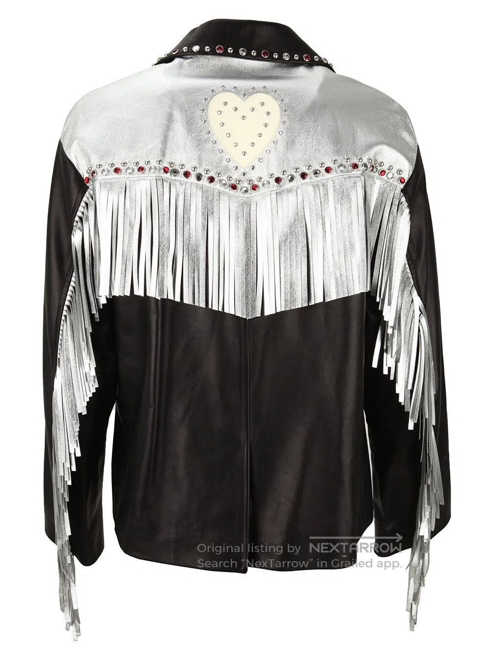 Miu Miu Miu Miu Handcrafted Beaded Leather Jacket. Size S / US 4 / IT 40 - 1 Thumbnail