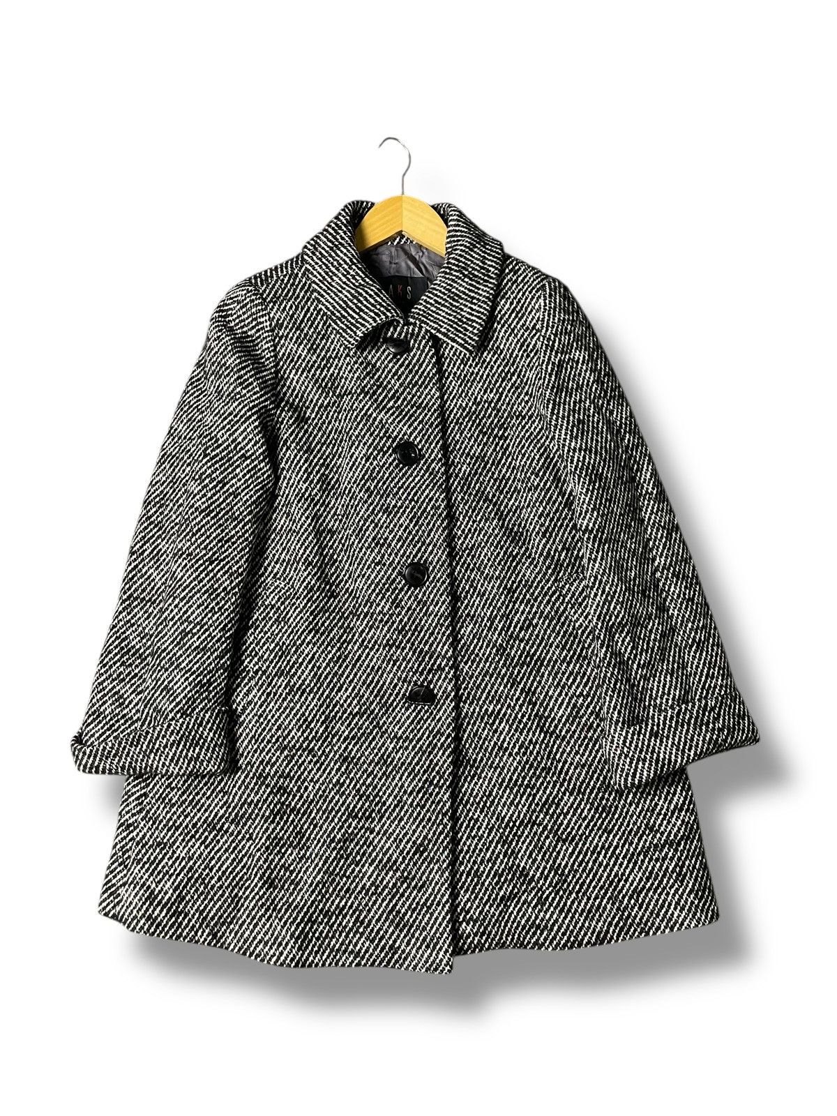 DAKS × Japanese Brand × Vintage Vintage Daks London Wool Blend Buttoned Jacket (110) Size US XXS / EU 40 - 1 Thumbnail