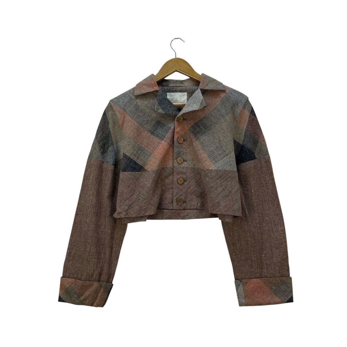 Yohji Yamamoto 🔥Nicole Boutique Cropped Pachtwork Inspired Yohji Yamamoto Size M / US 6-8 / IT 42-44 - 1 Thumbnail