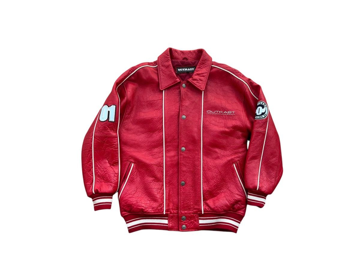 Leather Jacket × Outkast × Vintage OUTKAST Leather Jacket 90/2000s 