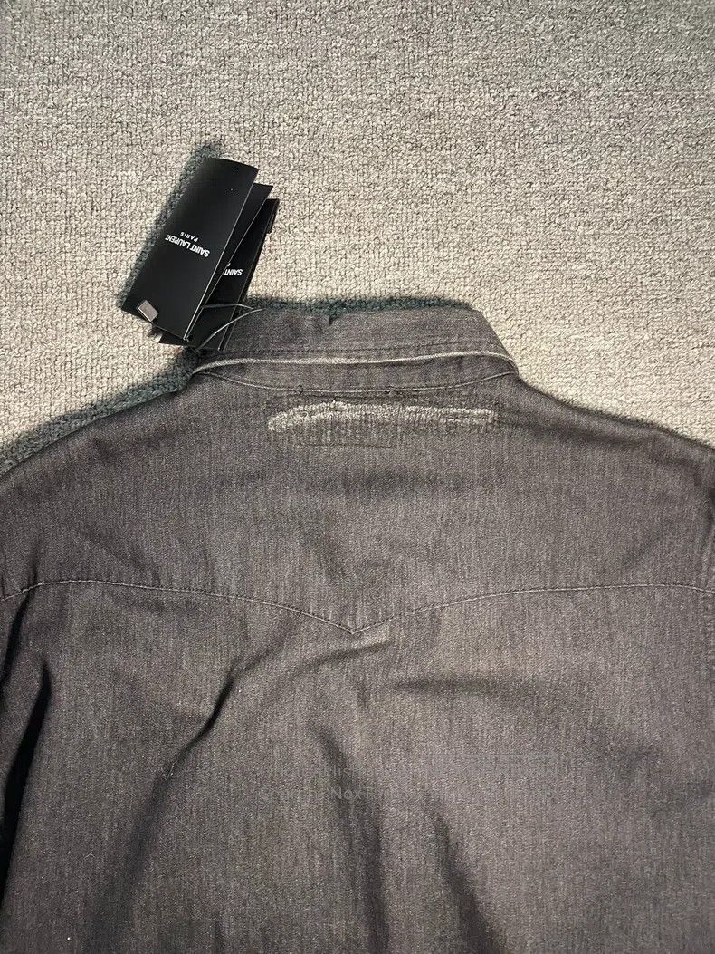 Saint Laurent Paris Saint Laurent Paris Distressed Hem Fringe Destroyed Denim Size US M / EU 48-50 / 2 - 9 Thumbnail
