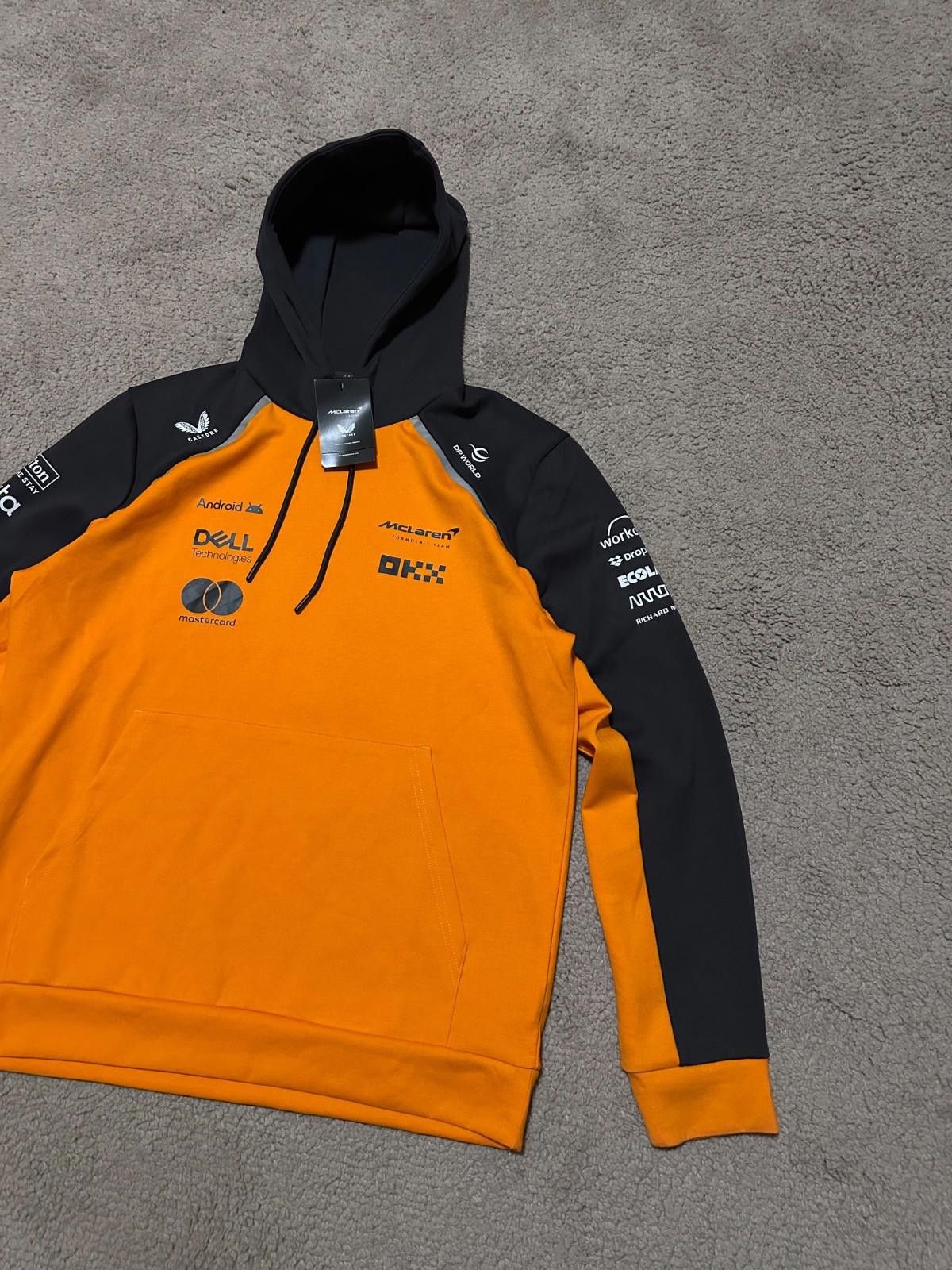 Castore CASTORE 2025 McLaren F1 UK Mens Team Hooded Sweatshirt XL Size US XL / EU 56 / 4 - 4 Thumbnail