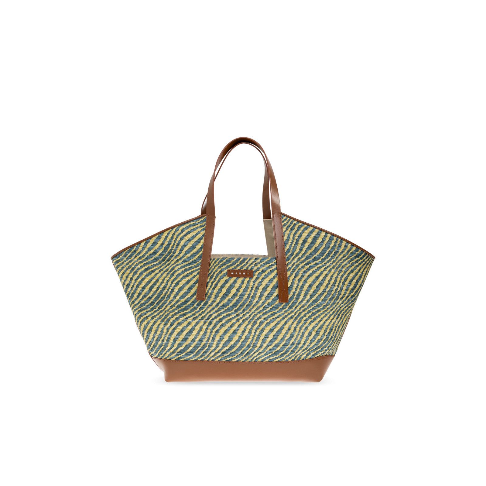 Marni MARNI Waves Brown Tote Bag New Size ONE SIZE - 1 Thumbnail