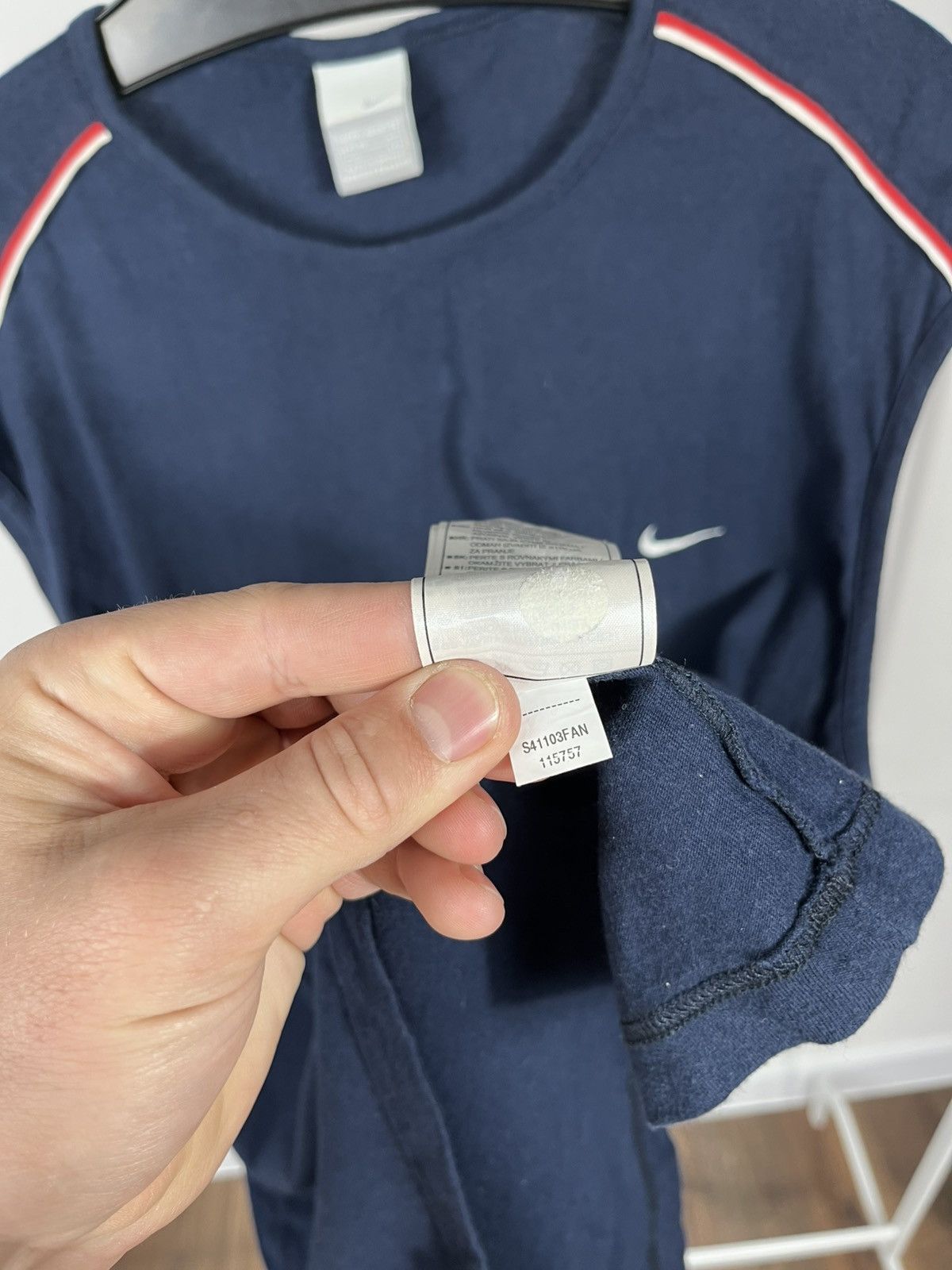 Nike Nike Vintage Sleeveless T Shirt Navy Streetwear Y2K Top XXL Size US XXL / EU 58 / 5 - 9 Thumbnail